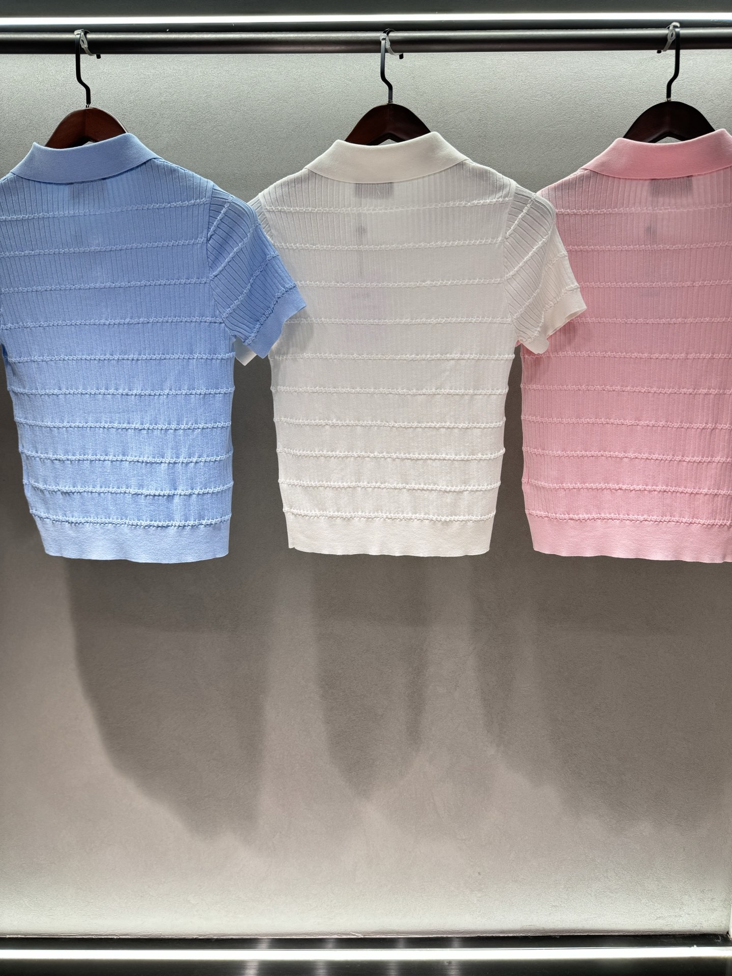 ￼ 🌾2026 SPring&Summer 🔥！小香马卡龙配色Polo衫，蓝/白/粉三色马卡龙配色，温柔