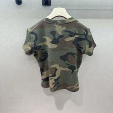  2026 Spring&Summer !Ai*m,华夫格迷彩短t,美式辣妹的本命迷彩T,华夫格肌理+  2026 Spring&Summer !Ai*m,华夫格迷彩短t,美式辣妹的本命迷彩T,华夫格肌理+