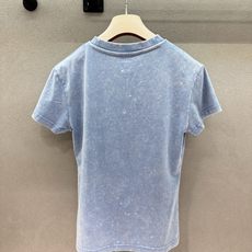  2026 Spring&Summer !Acne炒色短T,水洗做旧的雾面蓝调也太有氛围感了,自带复古  2026 Spring&Summer !Acne炒色短T,水洗做旧的雾面蓝调也太有氛围感了,自带复古
