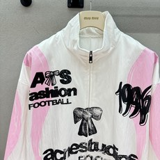 🌾2026 SPring&Summer !AC运动外套,复古足球训练服版型,宽松落肩藏肉一绝,手绘蝴蝶结 🌾2026 SPring&Summer !AC运动外套,复古足球训练服版型,宽松落肩藏肉一绝,手绘蝴蝶结