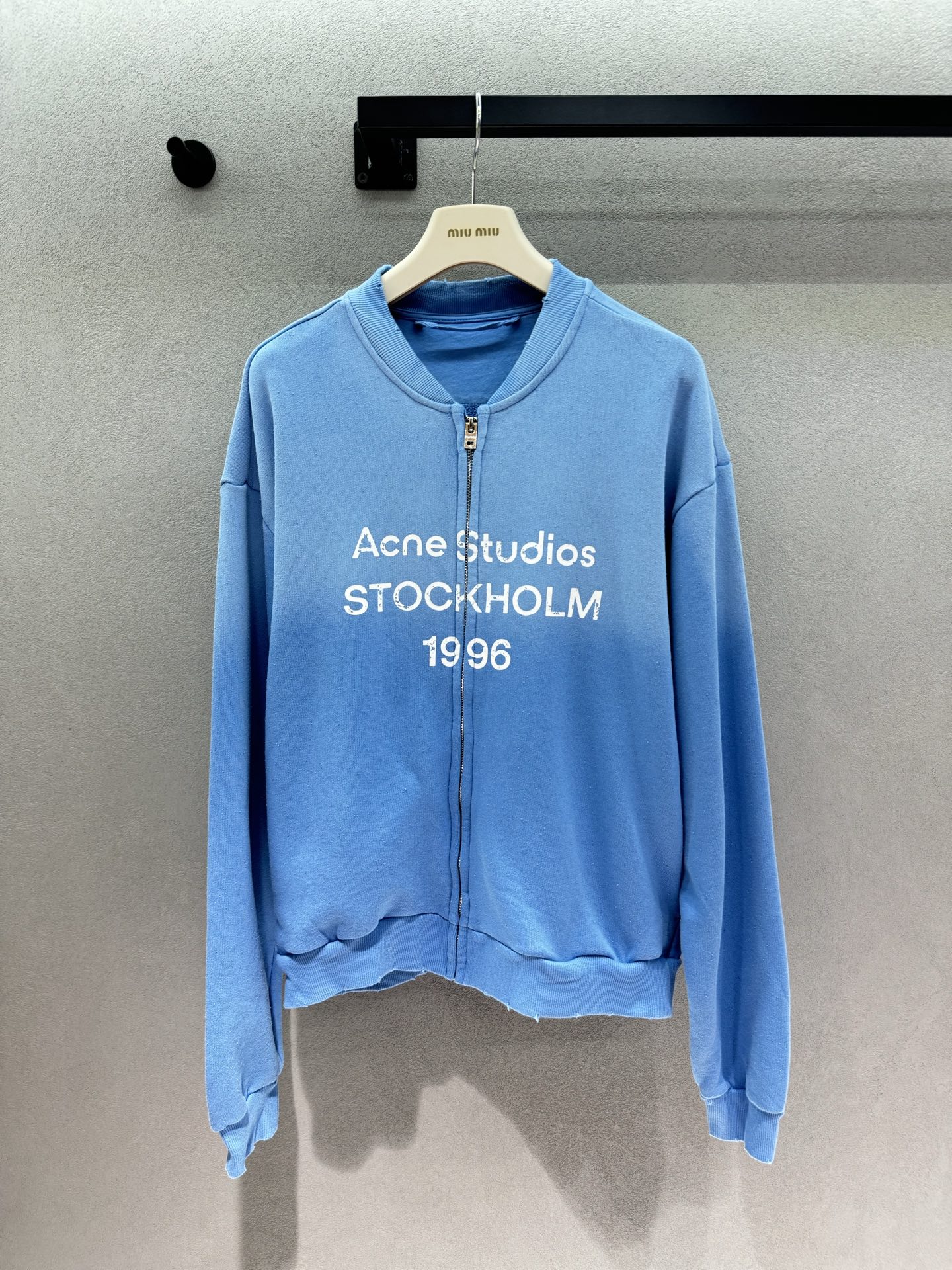 ❄️2026 Autumn and Winter❄️ ！AC做旧渐变色复古棒球开衫， AC经典Stock*holm 19