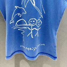 2026 Spring&Summer 。 !火柴人海盐蓝短款T恤, 充满夏日气息的手绘印花 清爽海盐蓝太适合夏天了! 插 2026 Spring&Summer 。 !火柴人海盐蓝短款T恤, 充满夏日气息的手绘印花 清爽海盐蓝太适合夏天了! 插