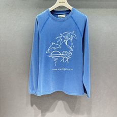 ❄️2026 Autumn and Winter❄️ !火柴人,治愈系蓝色长袖, 水洗做旧的蓝色调,质感柔和不刺眼 插肩 ❄️2026 Autumn and Winter❄️ !火柴人,治愈系蓝色长袖, 水洗做旧的蓝色调,质感柔和不刺眼 插肩