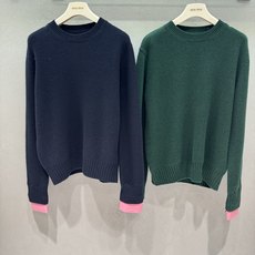 ❄️2026 Autumn and Winter❄️ !PD,撞色粉袖口圆领针织毛衣, 早秋宝藏撞色毛衣,低调里藏着小心 ❄️2026 Autumn and Winter❄️ !PD,撞色粉袖口圆领针织毛衣, 早秋宝藏撞色毛衣,低调里藏着小心
