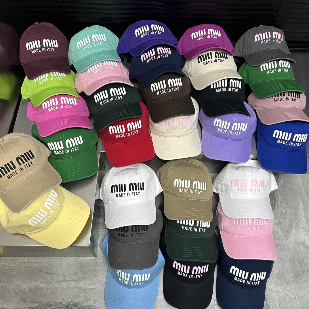 Especial nueva primavera, éxito de ventas, sombrero suave de Miu Miu, sombrero de pescador, gorra de béisbol, gorro de …