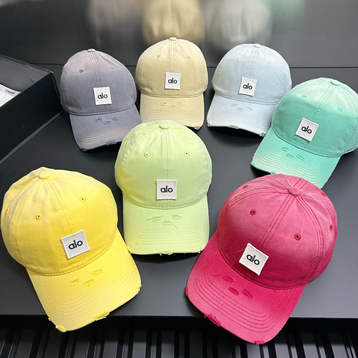 💛配防尘袋。【alo 】2025新款简约做旧棒球帽，男女通用～酷帅出街