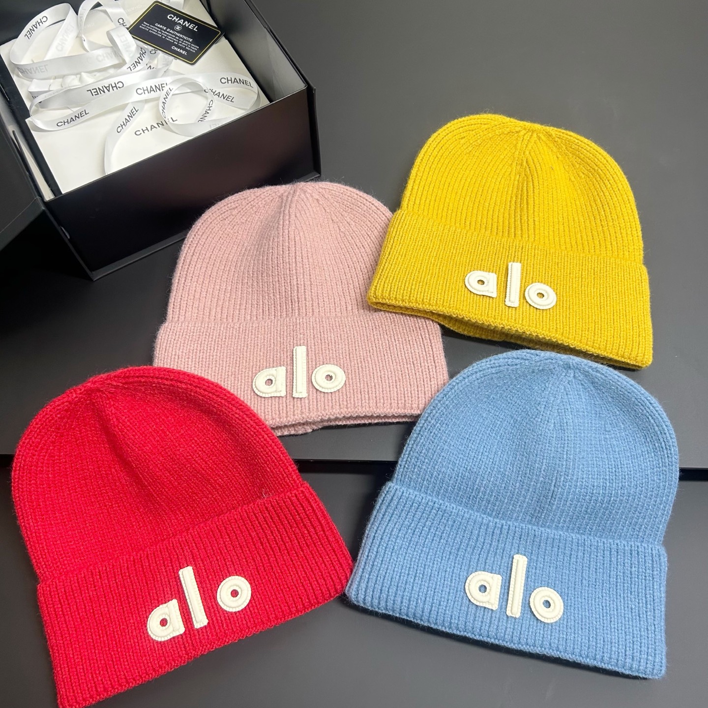 💛配防尘袋。【alo】2025新款小香风针织毛线帽，软乎乎～保暖款
