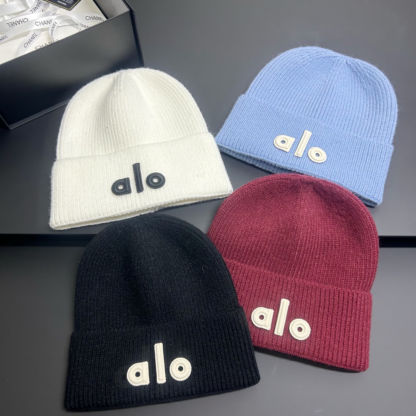 💛配防尘袋。【alo】2025新款小香风针织毛线帽，软乎乎～保暖款