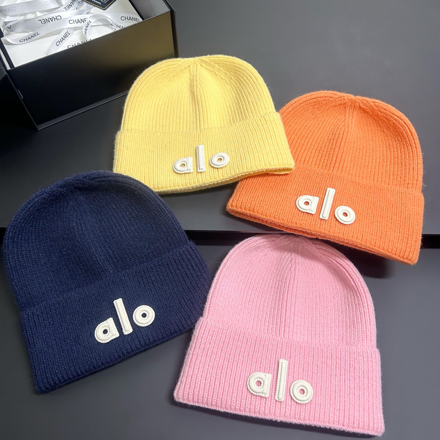 💛配防尘袋。【alo】2025新款小香风针织毛线帽，软乎乎～保暖款