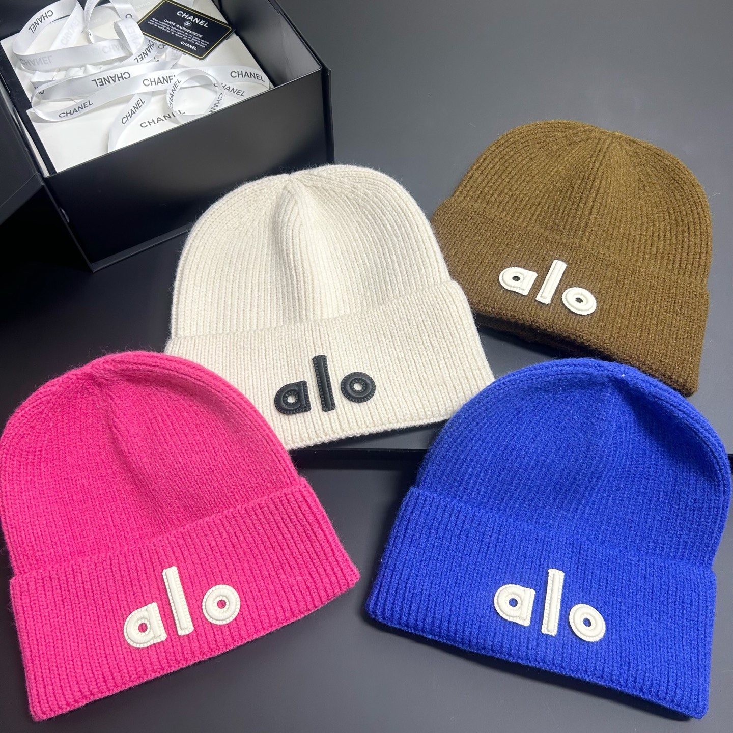 💛配防尘袋。【alo】2025新款小香风针织毛线帽，软乎乎～保暖款