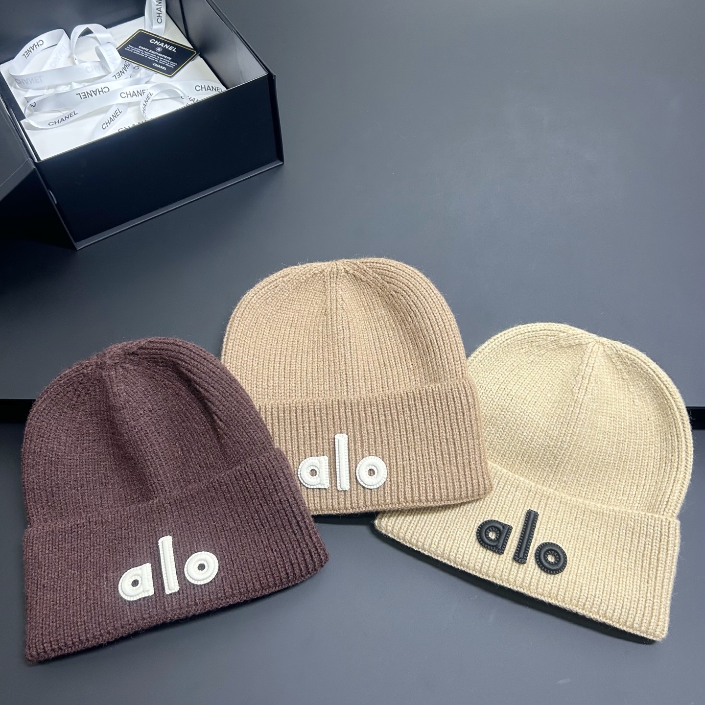 💛配防尘袋。【alo】2025新款小香风针织毛线帽，软乎乎～保暖款
