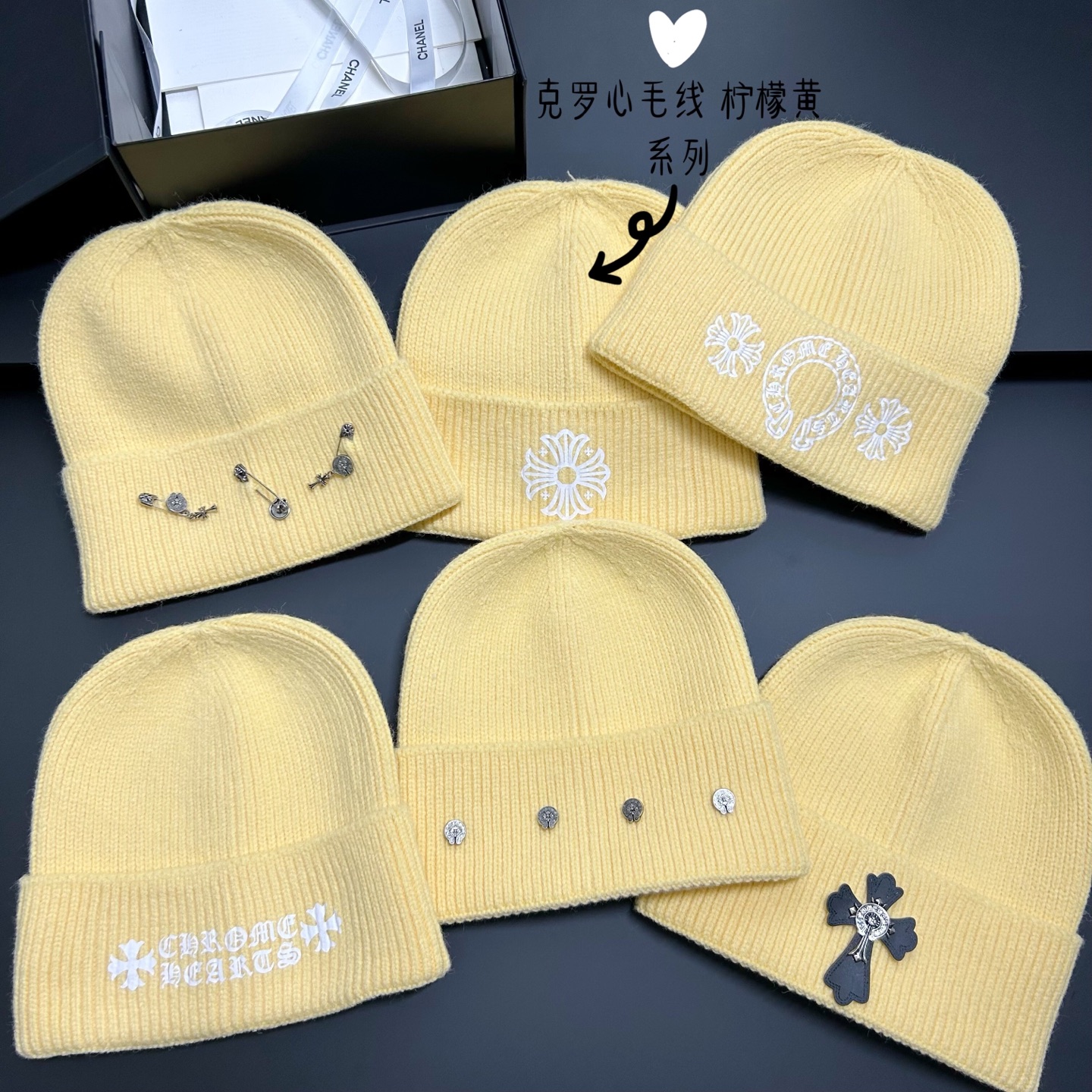 💛配防尘袋。【克罗心】2025新款男女款针织毛线帽，系列款出货