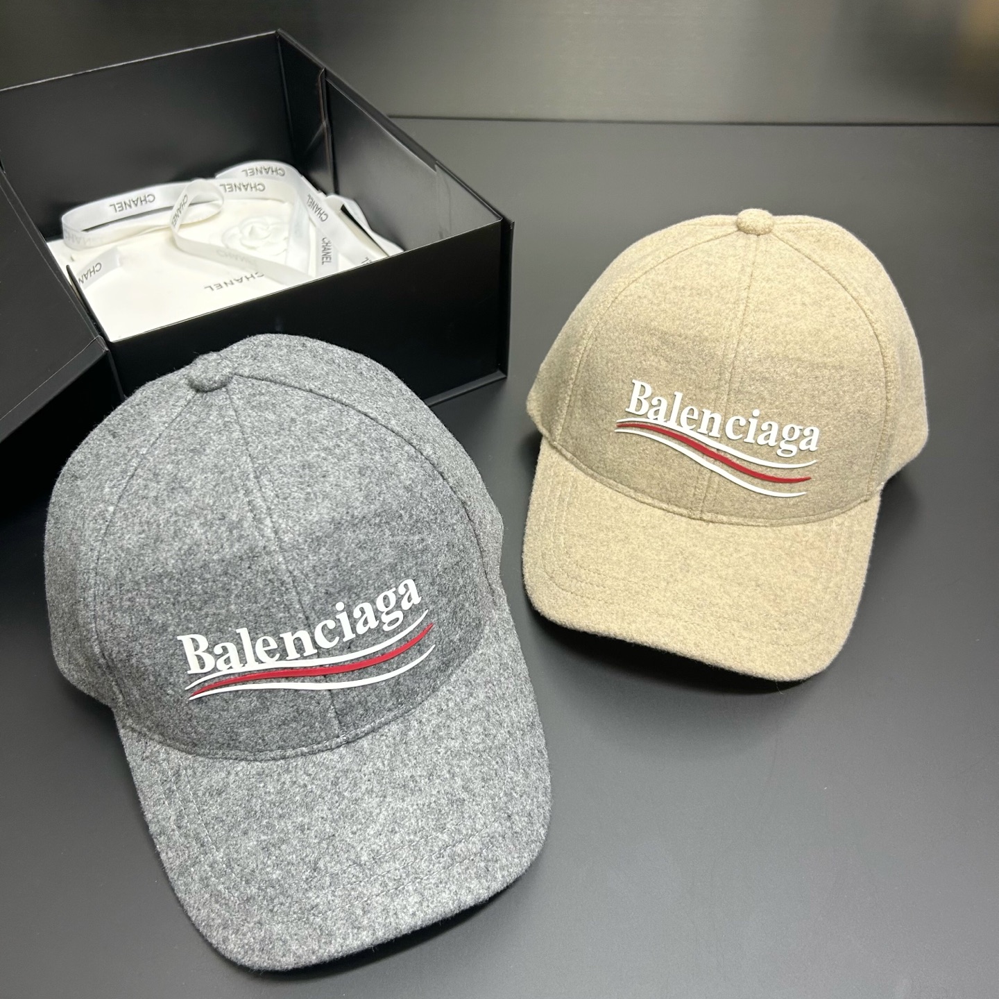 💛配防尘袋。【balenciaga巴黎世家】2025新款呢料爆款棒球帽，经典款，男女通用