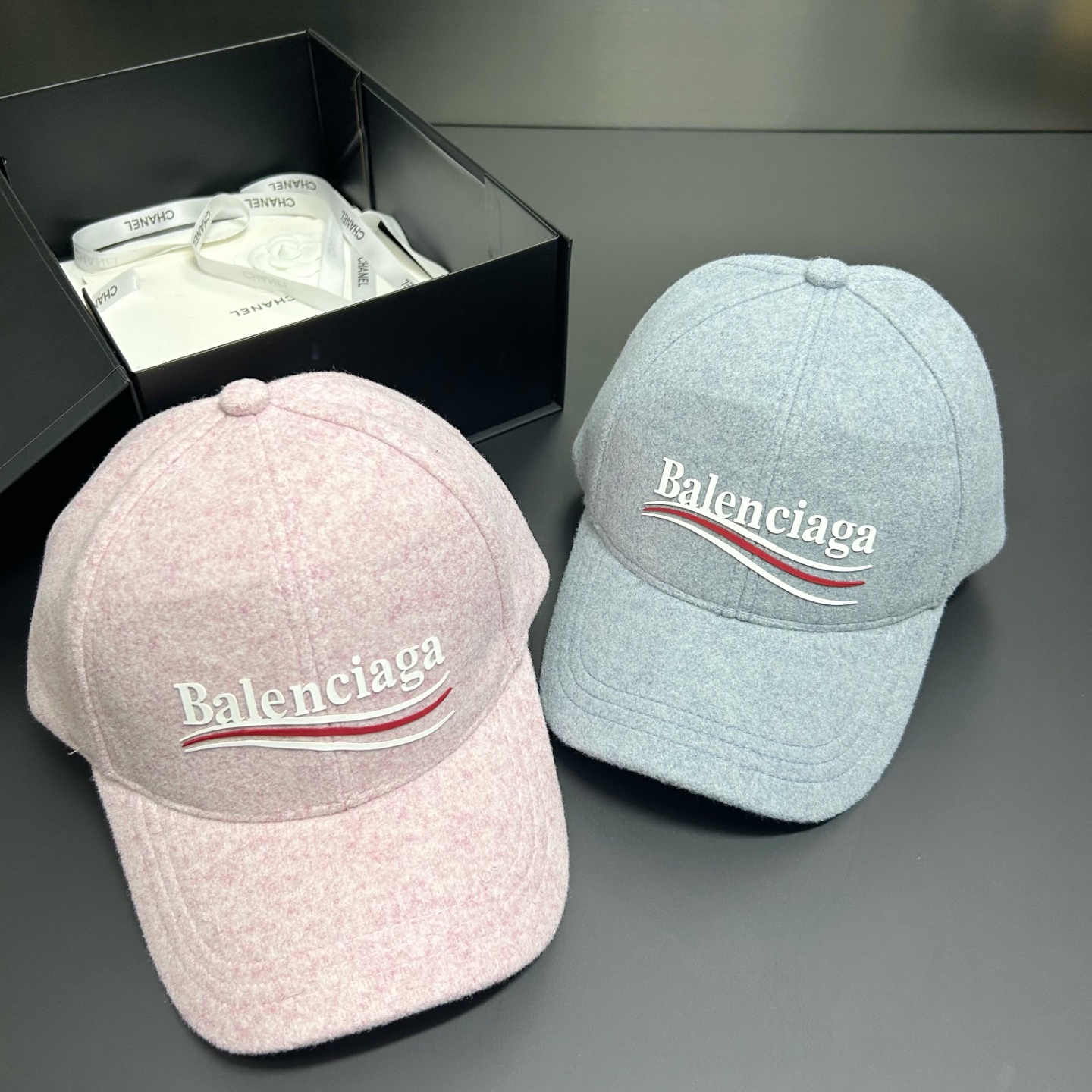 💛配防尘袋。【balenciaga巴黎世家】2025新款呢料爆款棒球帽，经典款，男女通用