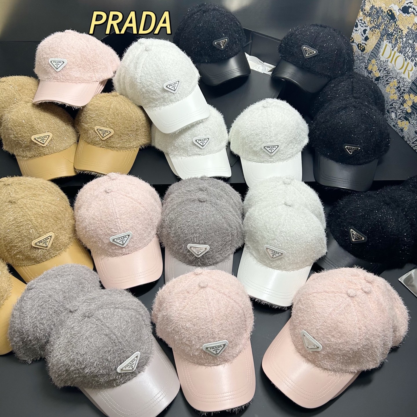 NO:365134,Prada autumn and winter baseball cap hat fisherman hat baseball cap knit hat, hat, prada, espadrilles, hats普拉达秋冬款鸭舌帽帽子渔夫帽棒球帽针织帽,帽子,prada,espadrilles,hats,hat