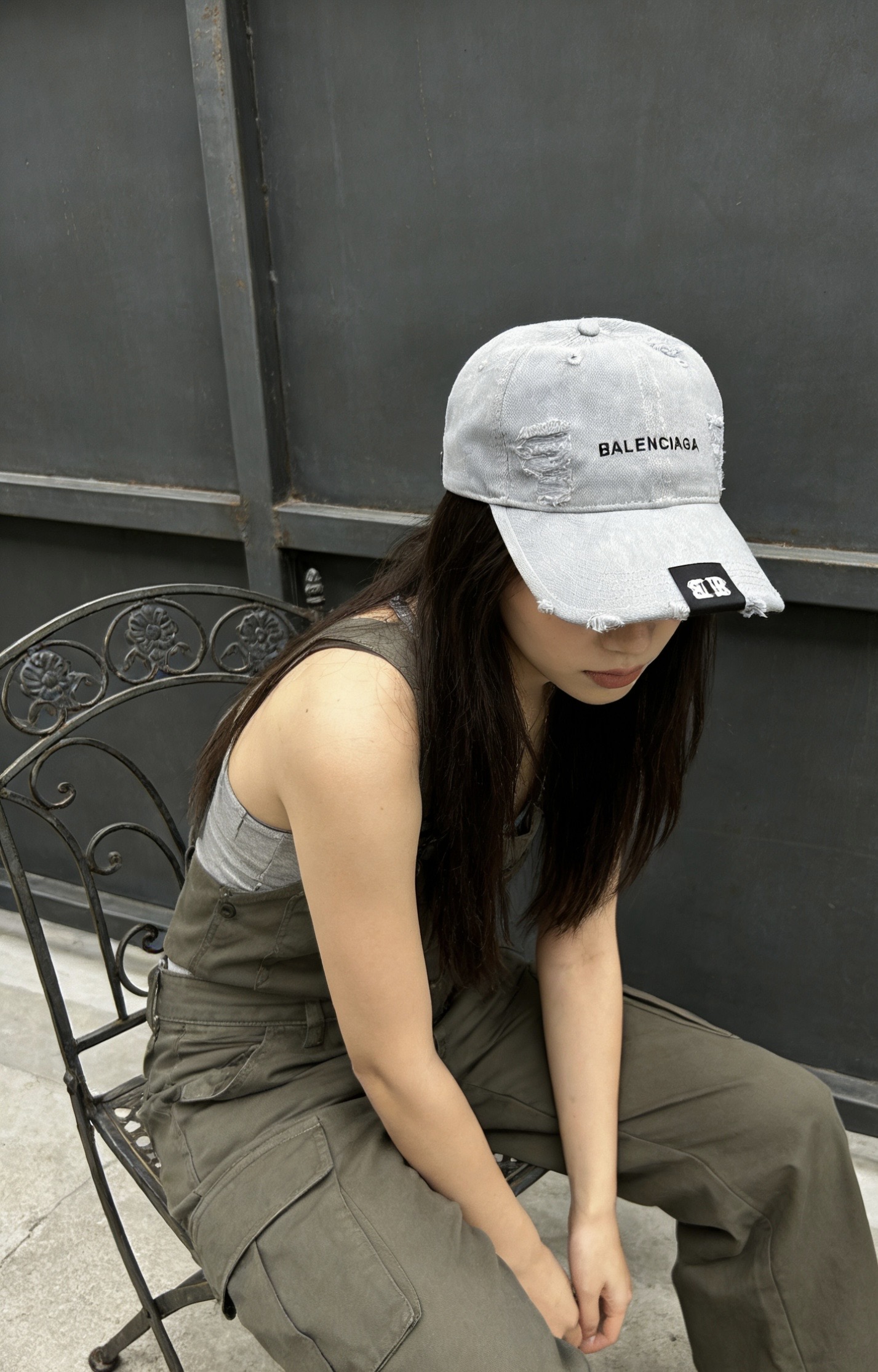 💛配防尘袋。【Balenciaga巴黎世家】2026新款简约做旧款男女款棒球帽，日常百搭