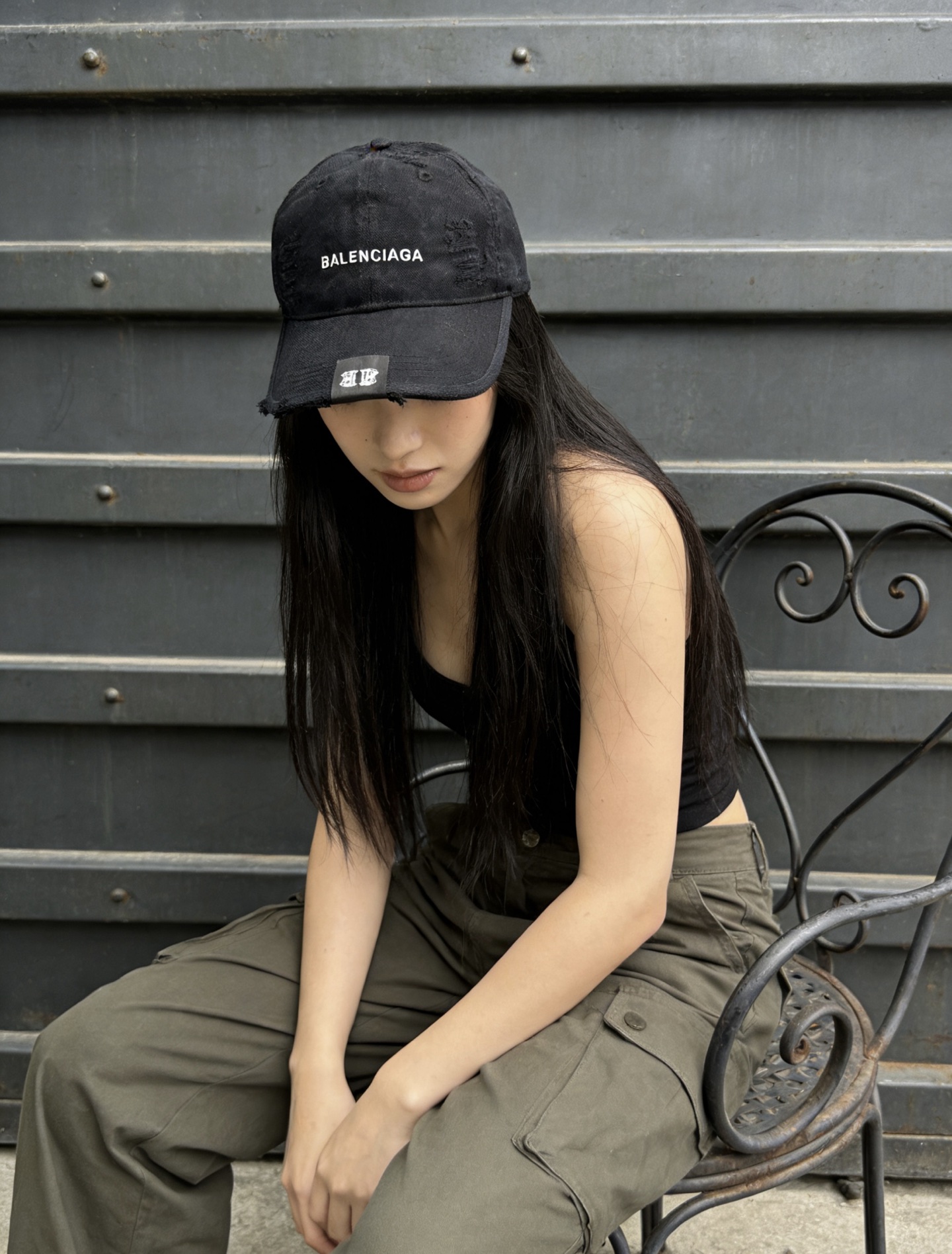 💛配防尘袋。【Balenciaga巴黎世家】2026新款简约做旧款男女款棒球帽，日常百搭