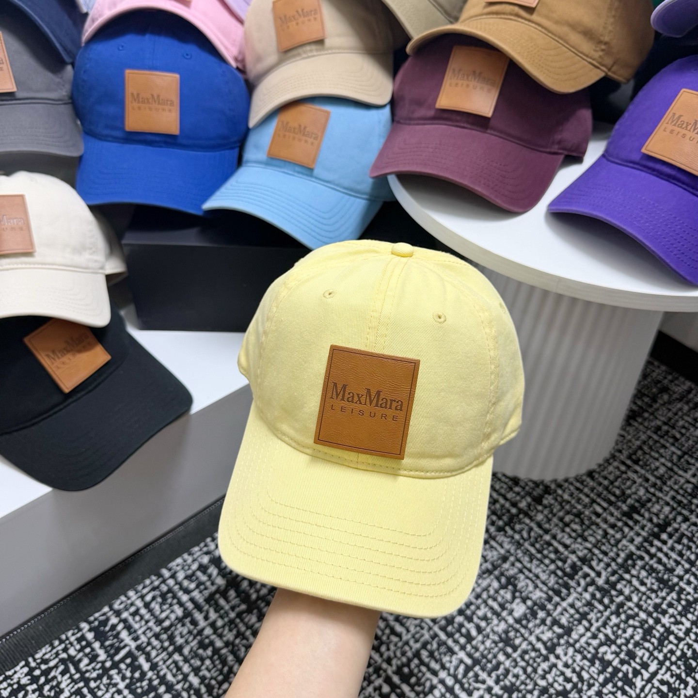 💛配防尘袋。【MaxMara】2026新款简约男女款棒球帽，日常百搭