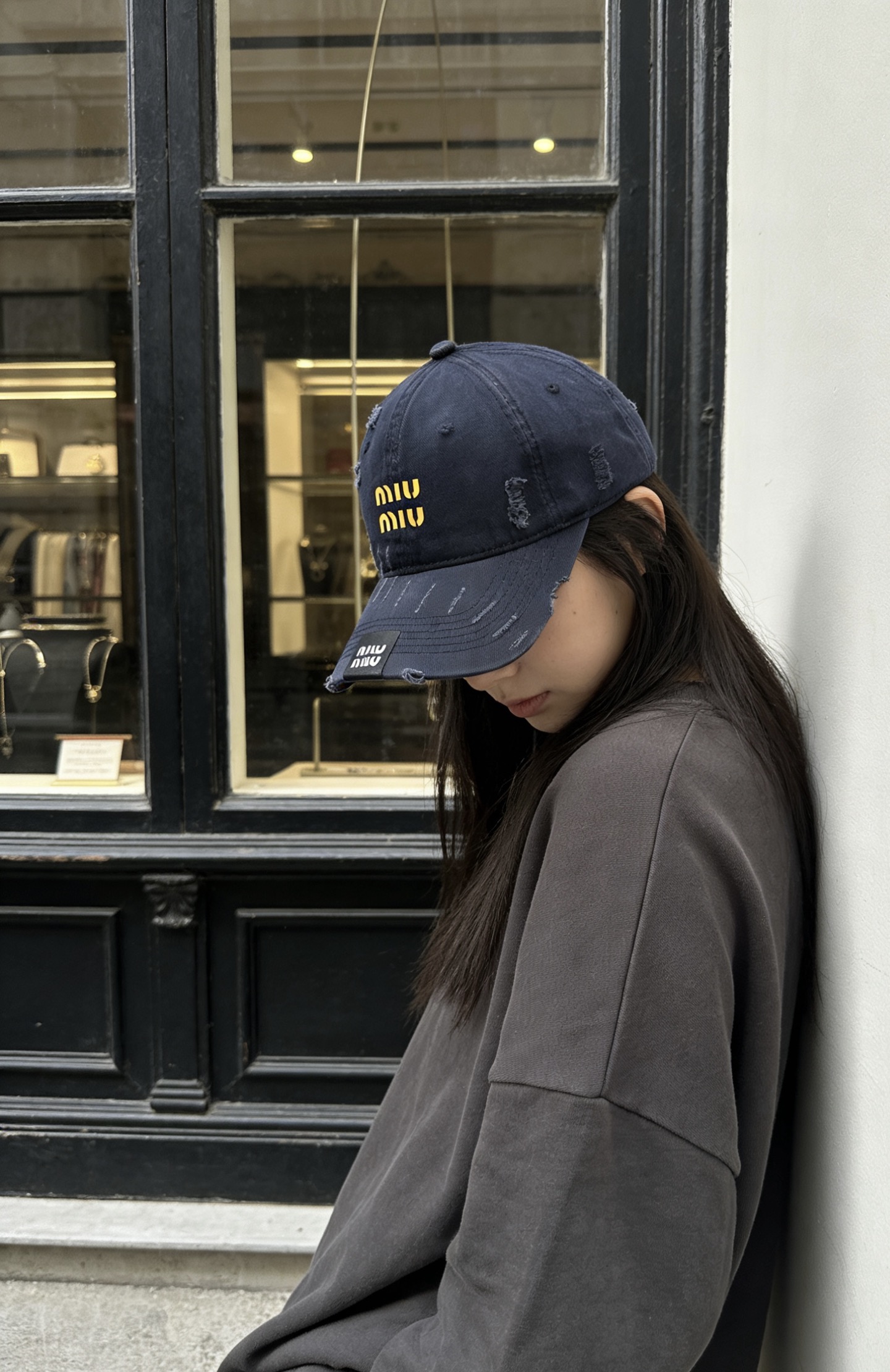💛配防尘袋。【MIUMIU缪缪】2026新款简约做旧款棒球帽，日常百搭