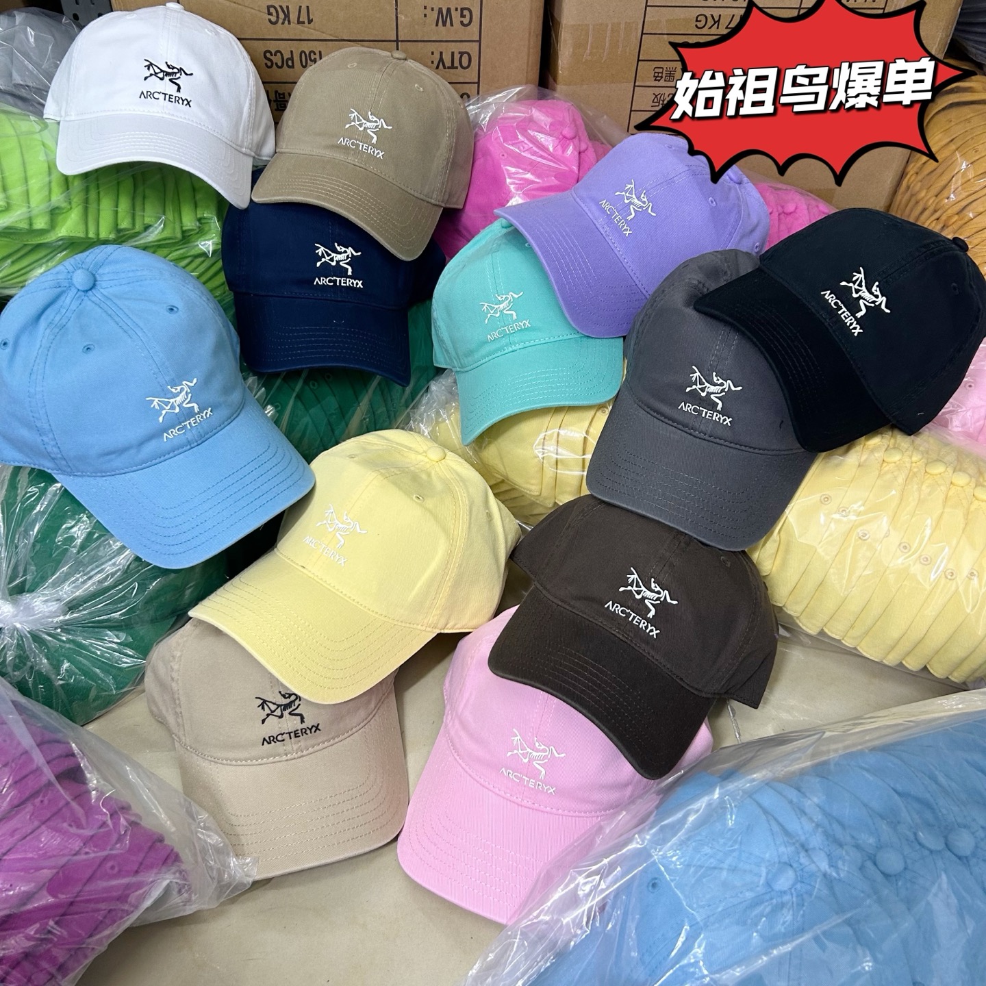 🎀始祖鸟棒球帽🧢 高端软顶——-