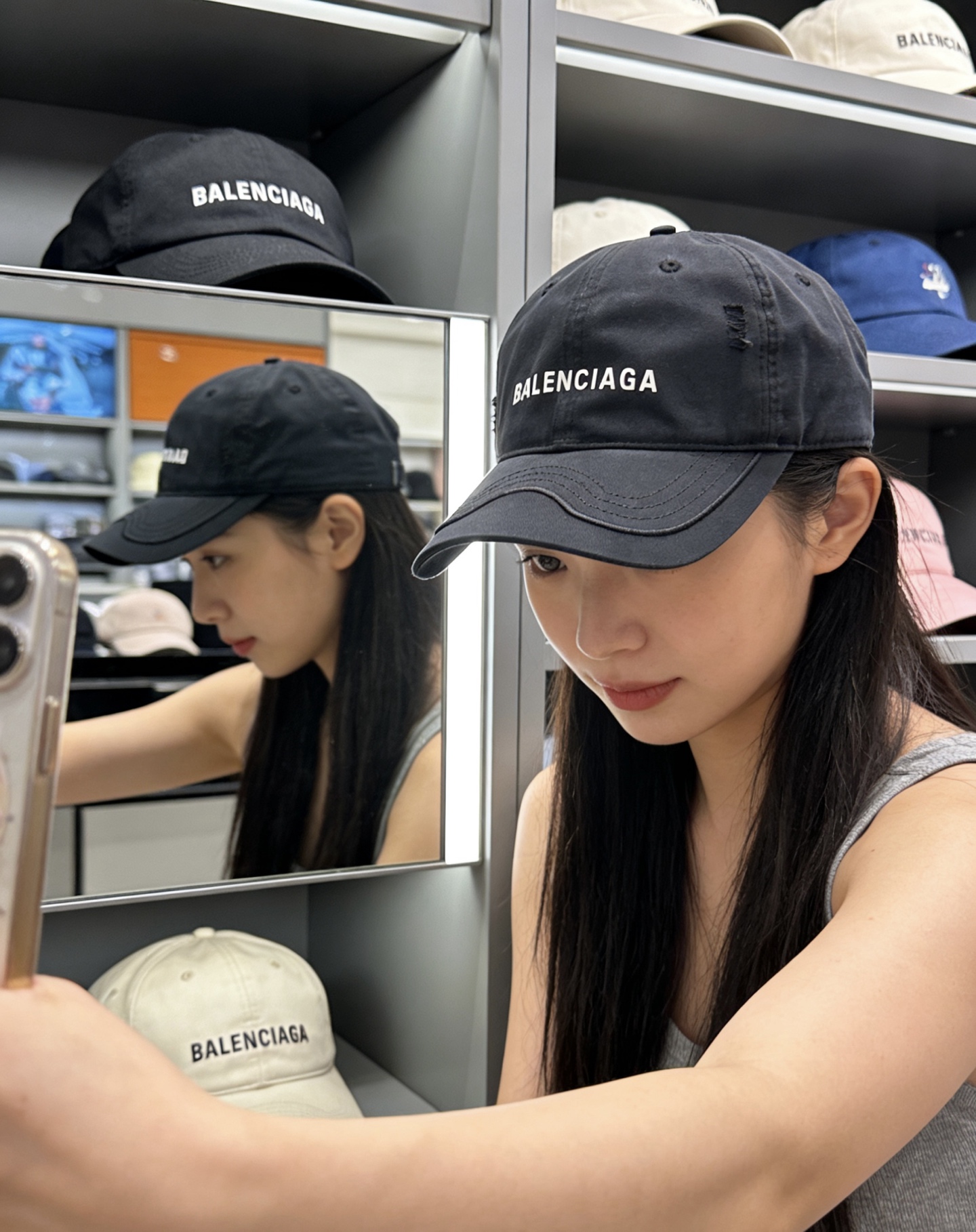 💛配防尘袋。【巴黎世家】2026新款简约男女款棒球帽，日常百搭