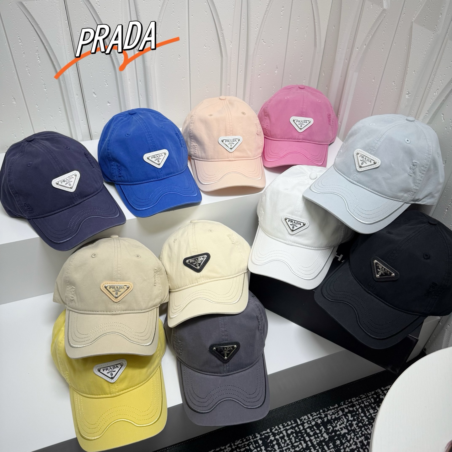 🎀Prada普拉达棒球帽🧢