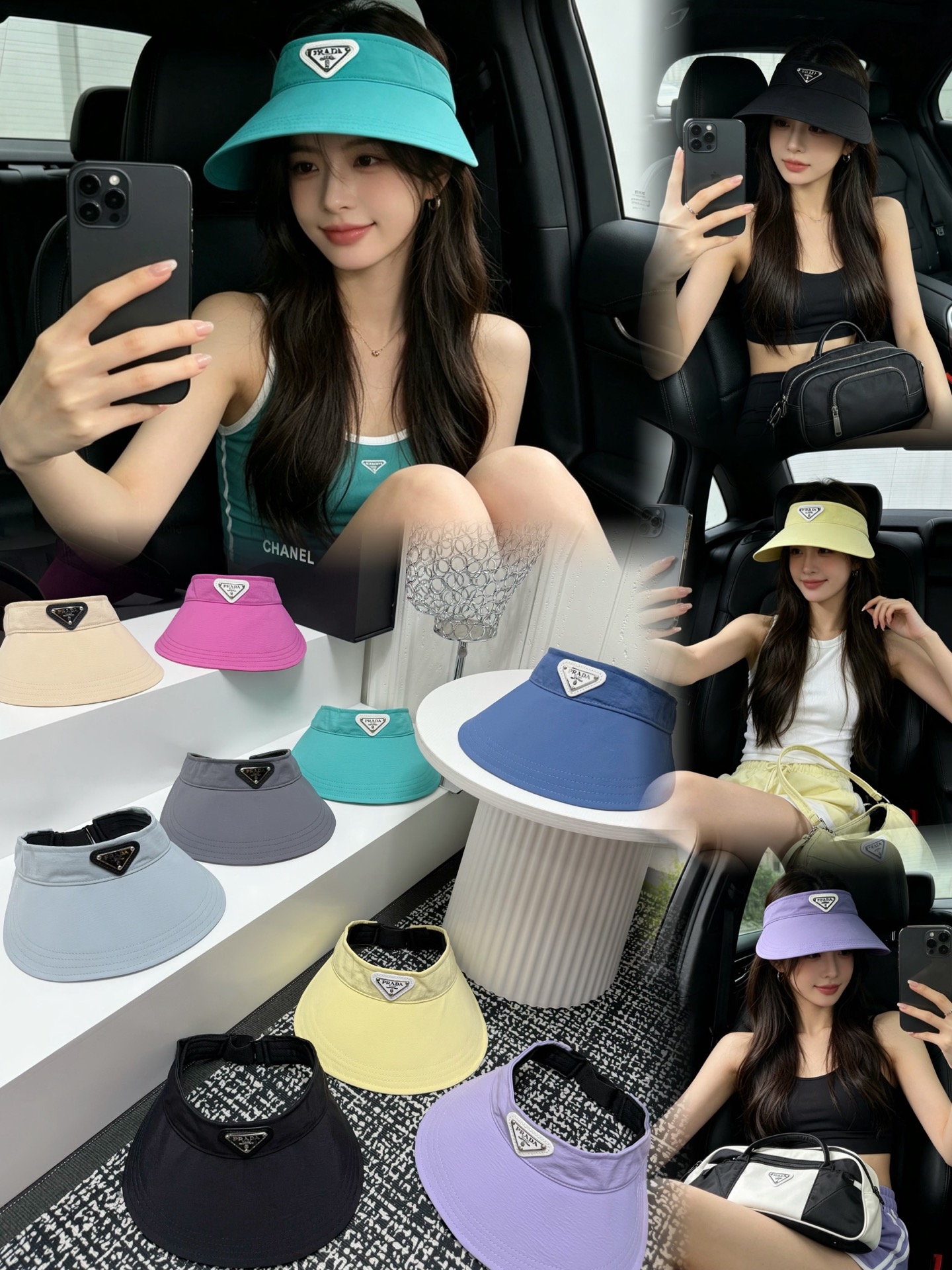 NO:883333,Special price with dust bag [PRADA] 2026 new cotton sun visor empty top hat, sun visor and versatile ~ casual street hat straw hat fisherman hat baseball cap, hat, prada, prada, espadrilles, hats19860909特价配防尘袋【PRADA普拉达】 2026新款棉布遮阳帽空顶帽,遮阳百搭～休闲出街神器帽子草帽渔夫帽棒球帽,帽子,prada,prada,espadrilles,hats,hat