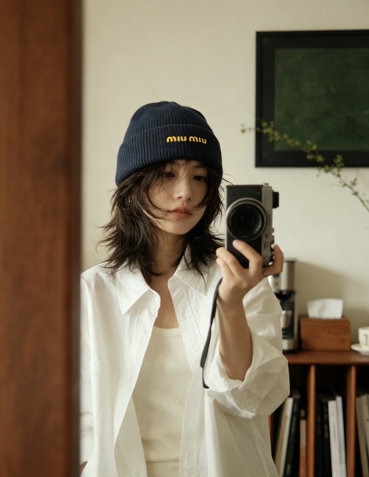 💛配防尘袋【MIUMIU缪缪】2026秋冬新款男女款针织毛线帽，大牌简约～秋冬穿搭必备