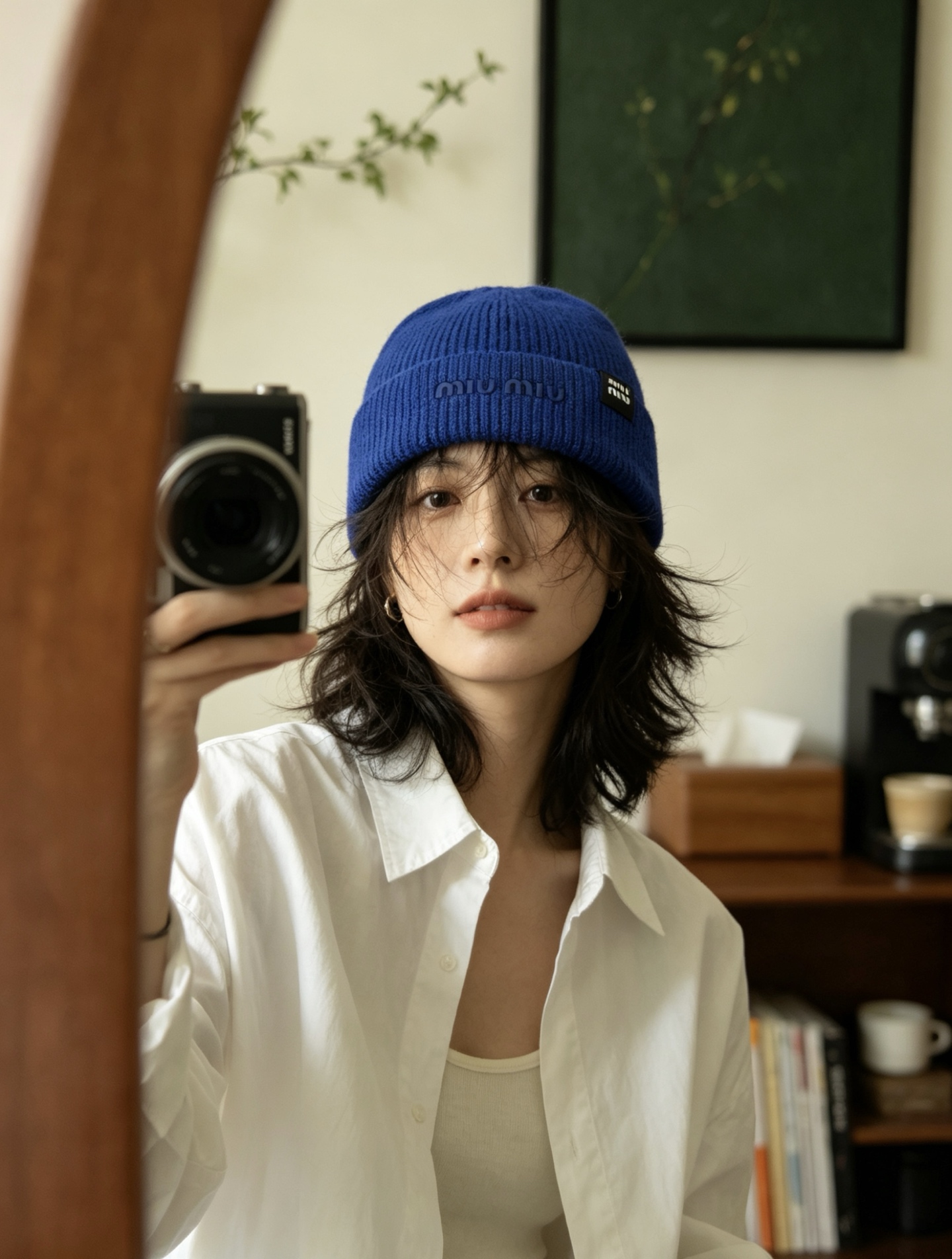 💛配防尘袋【MIUMIU缪缪】2026秋冬新款男女款针织毛线帽，大牌简约～秋冬穿搭必备