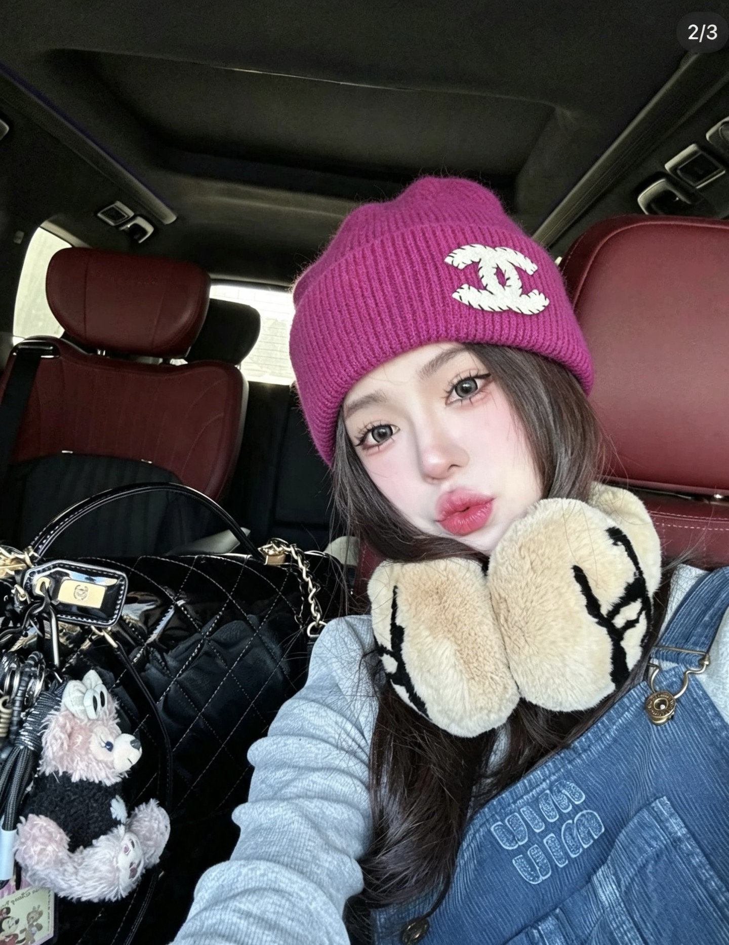 💛配防尘袋【CHANEL香奈儿】2026新款秋冬兔毛针织毛线帽 复古文艺的一款～新品上架