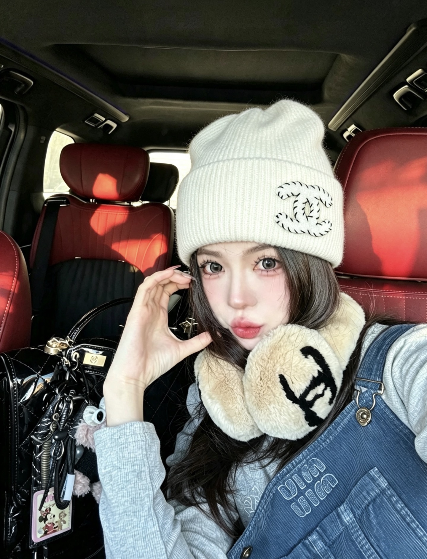 💛配防尘袋【CHANEL香奈儿】2026新款秋冬兔毛针织毛线帽 复古文艺的一款～新品上架