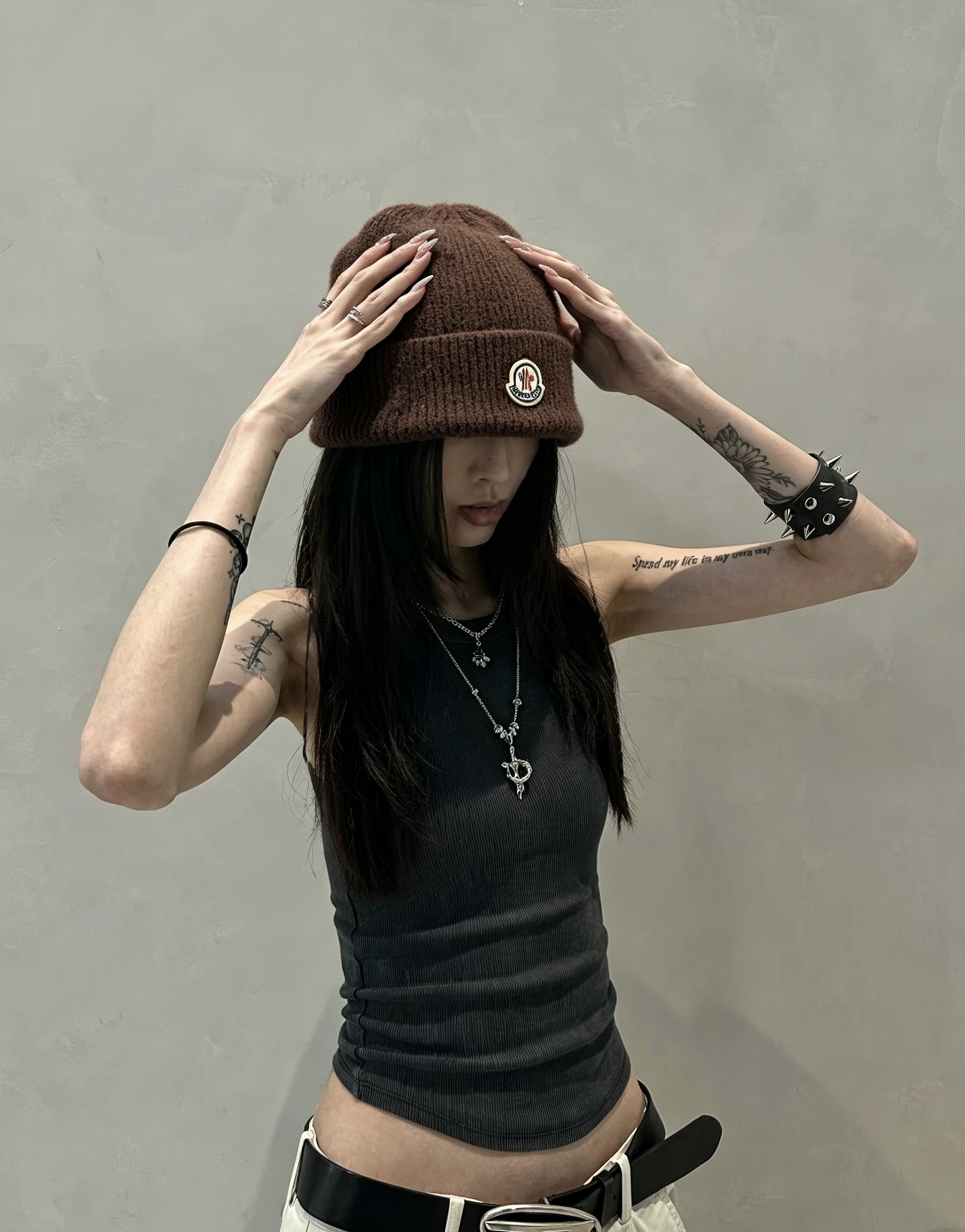 💛配防尘袋【MONCLER蒙口】2026秋冬新款小香风针织毛线帽，大牌简约～秋冬穿搭必备