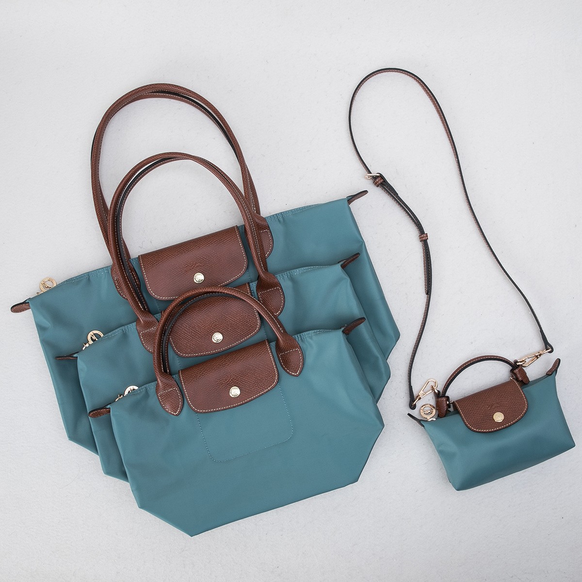 Longchamp 尤加利绿
