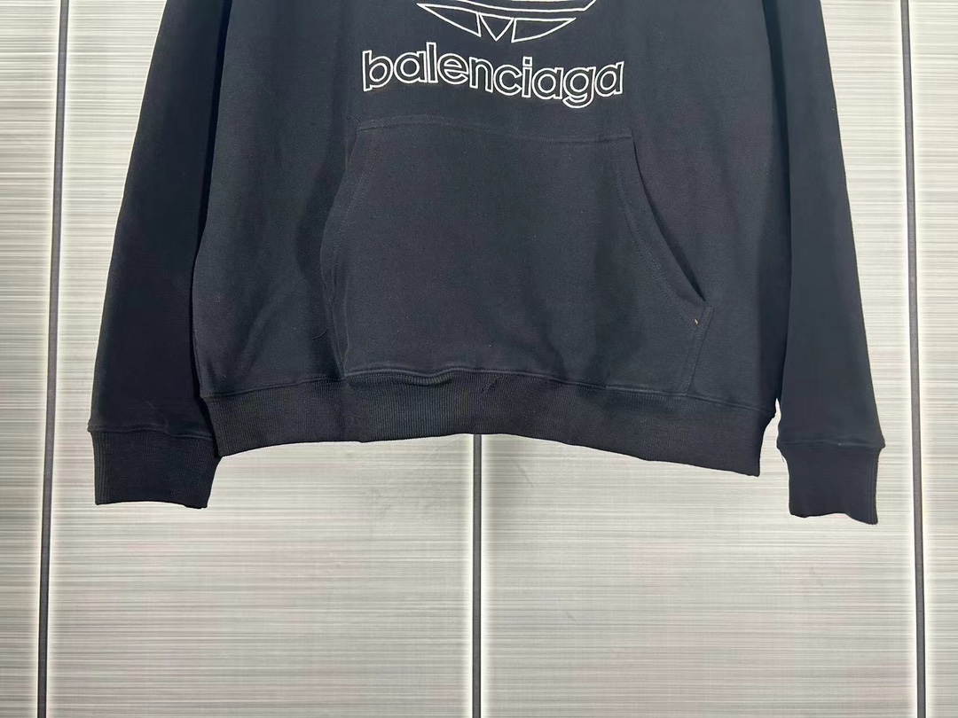 Paris Joint Adidas Embroidered Logo Long-Sleeved Vest – High-Quality Cotton, Comfortable Fit - 图片 8