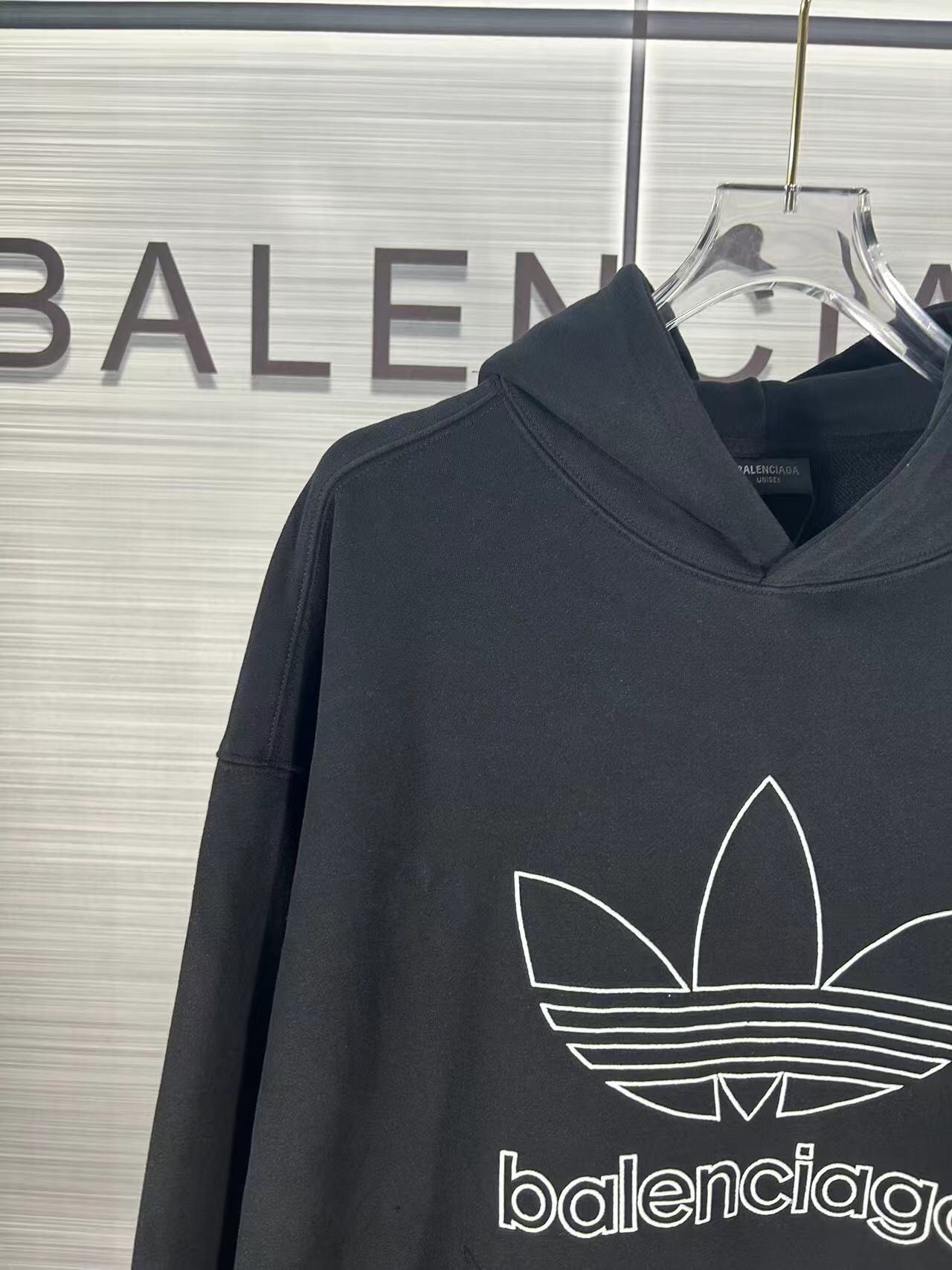 Paris Joint Adidas Embroidered Logo Long-Sleeved Vest – High-Quality Cotton, Comfortable Fit - 图片 5