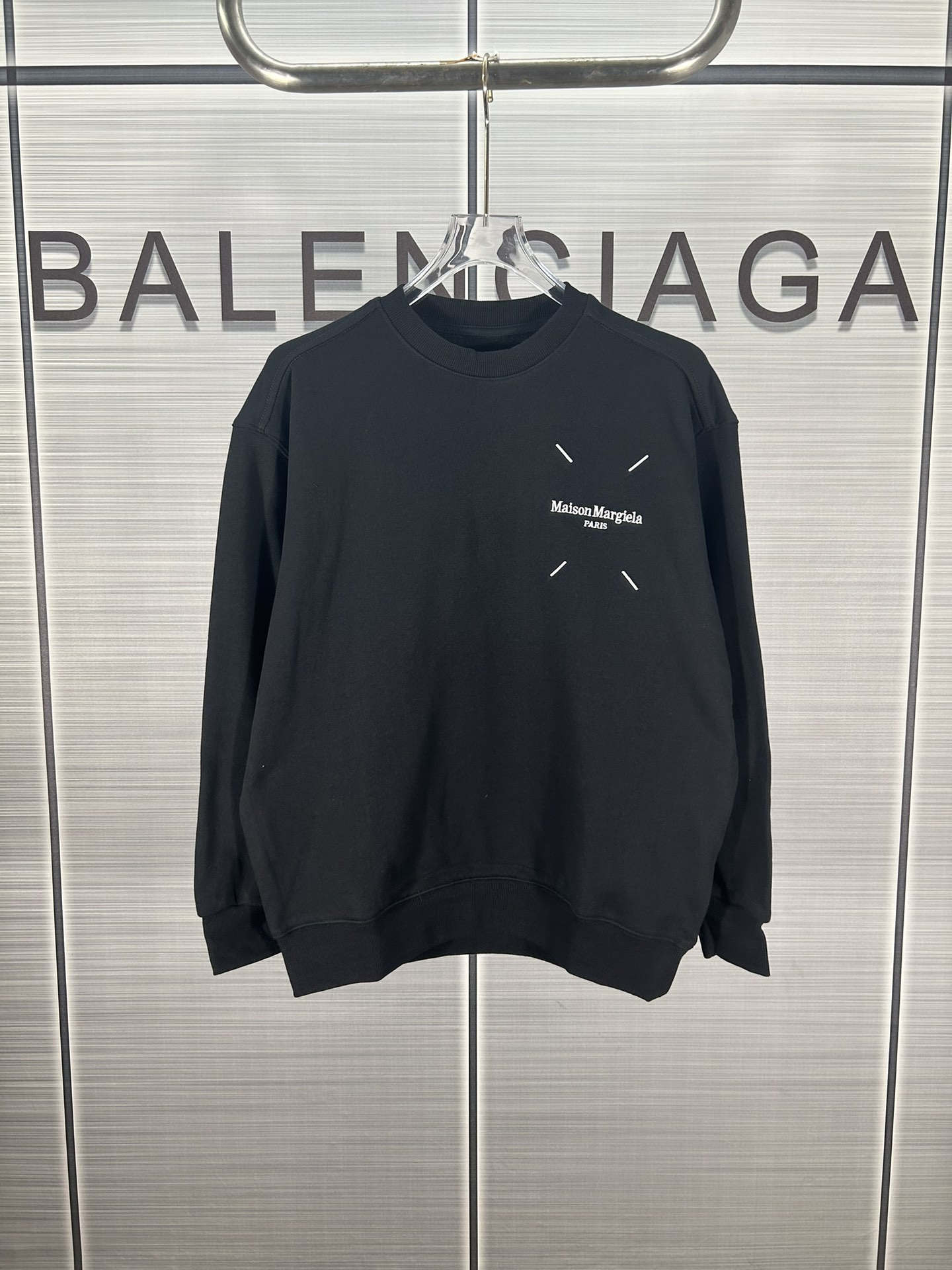 Maison Margiela MM6 Embroidered Cotton Oxen Shirt with 32 Pounds of Smooth Cotton - 图片 1