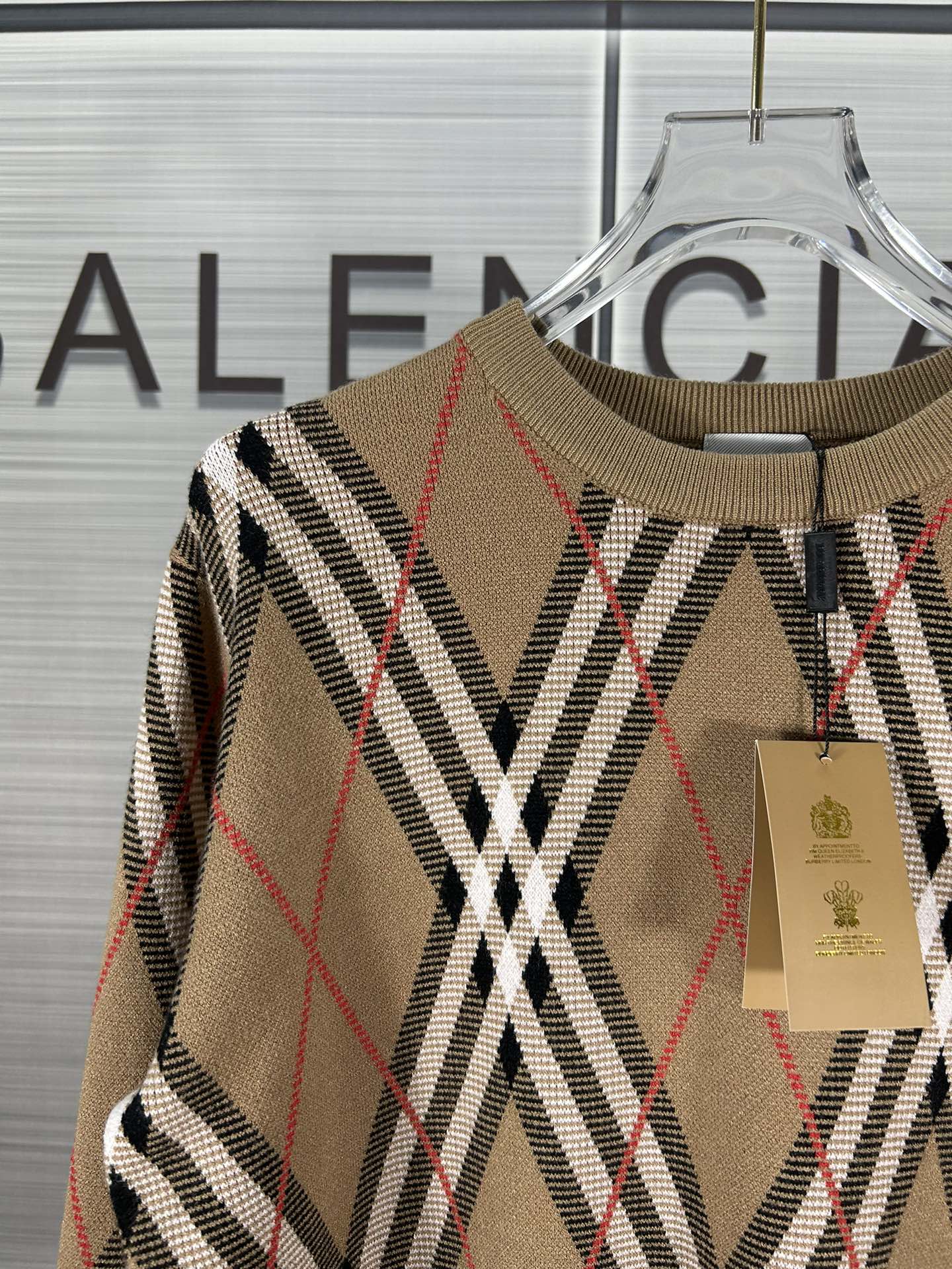 2024 Burberry/Barberley Round-Cut Sweater in XS, S, M, L Sizes - 图片 3