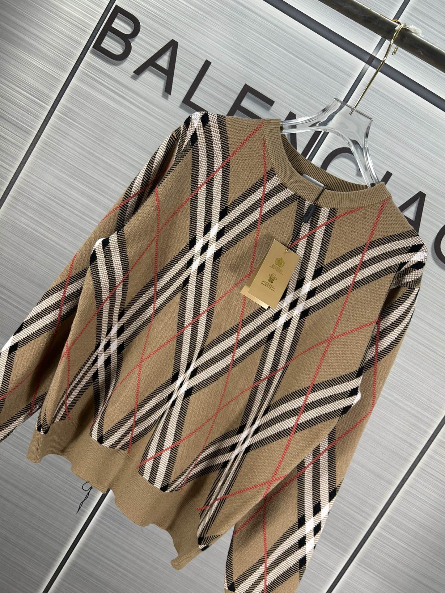 2024 Burberry/Barberley Round-Cut Sweater in XS, S, M, L Sizes - 图片 6