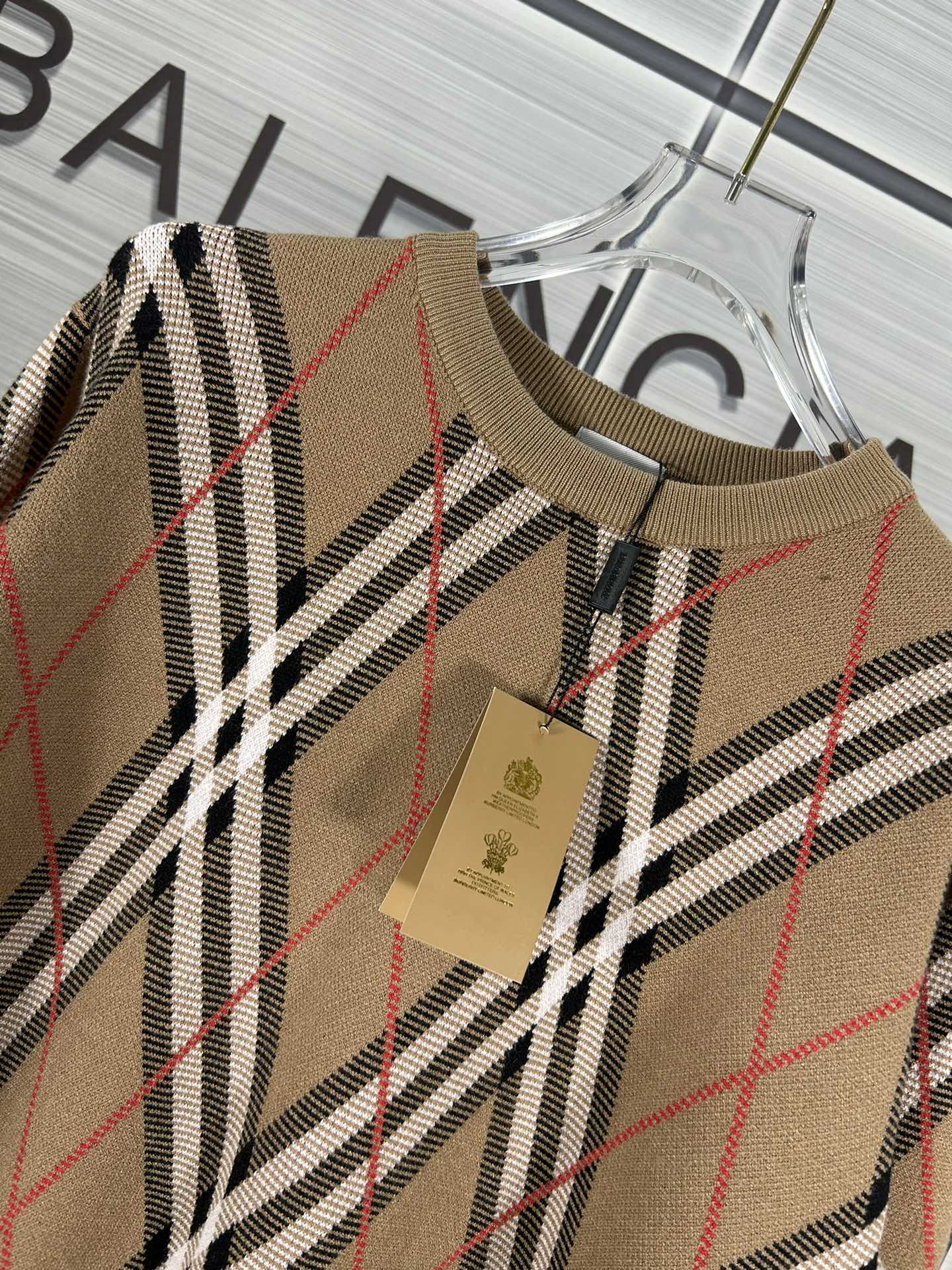 2024 Burberry/Barberley Round-Cut Sweater in XS, S, M, L Sizes - 图片 4