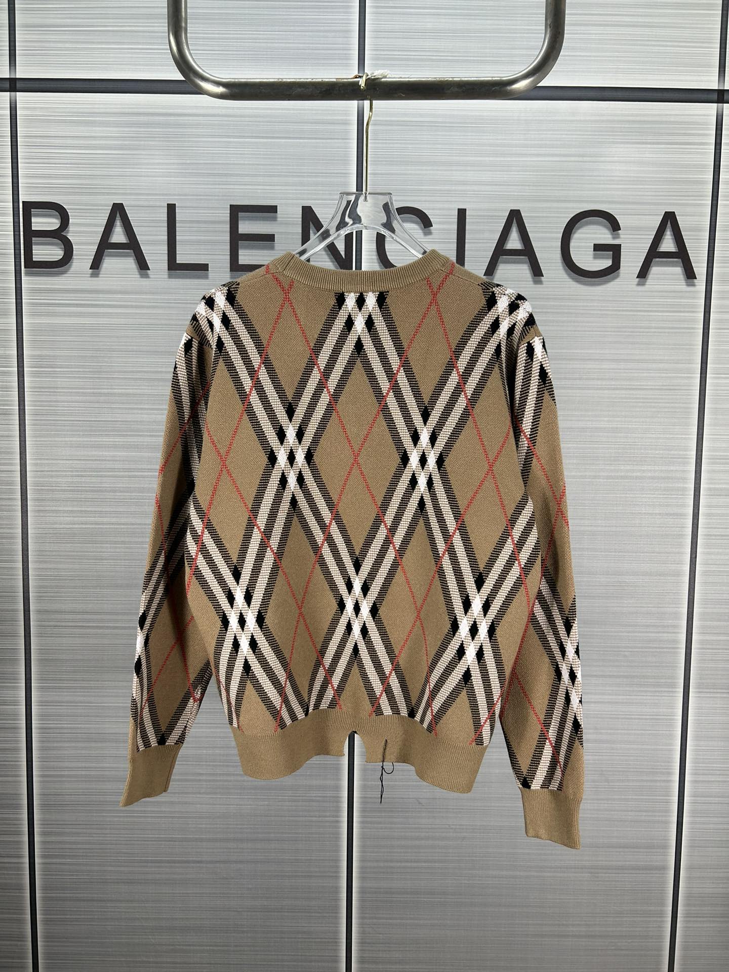 2024 Burberry/Barberley Round-Cut Sweater in XS, S, M, L Sizes - 图片 8