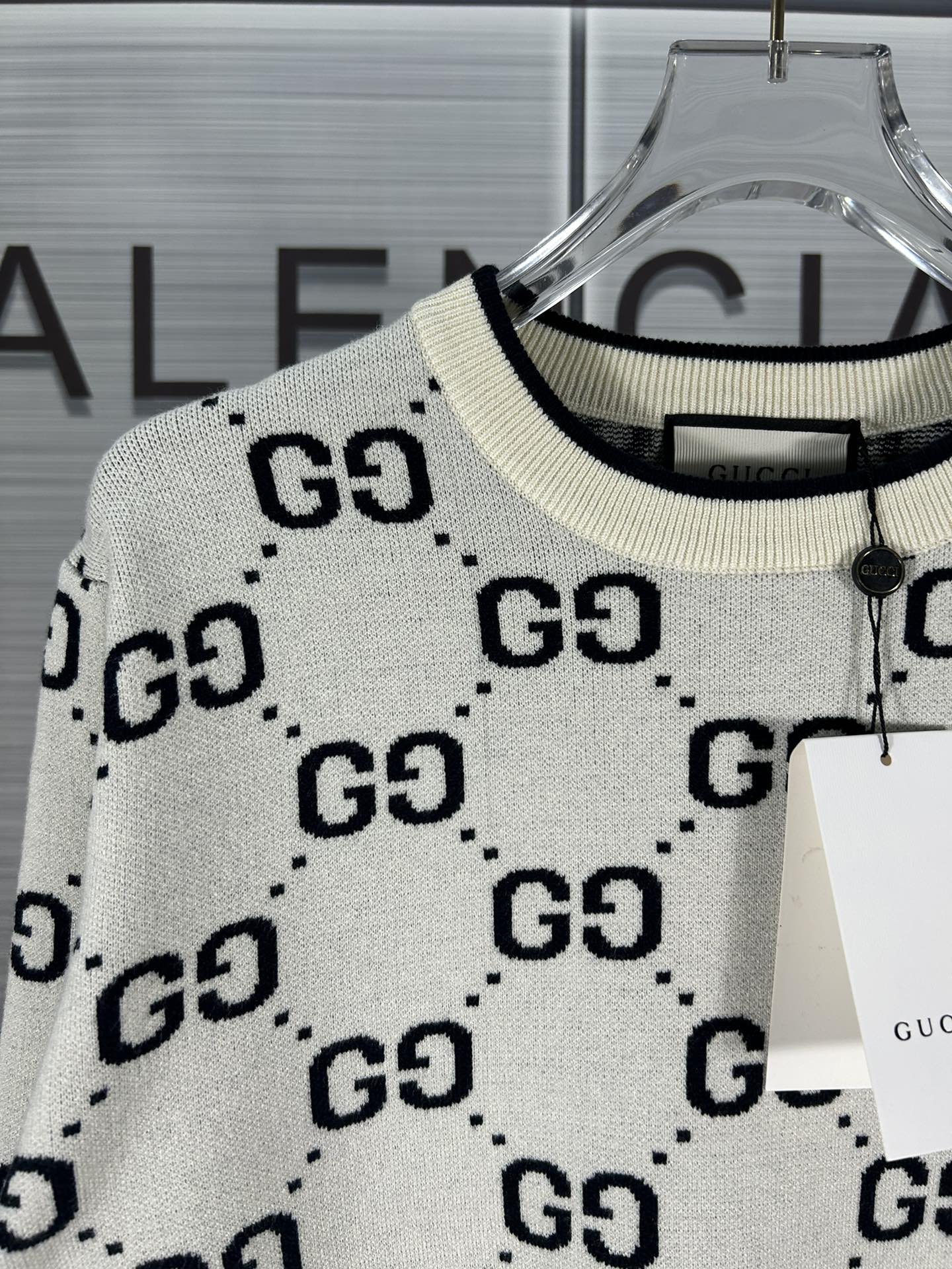 2024 GUCCI Logo Knitted Sweaters: Quality Details for Autumn/Winter Fashion, Various Colors & Sizes - 图片 5