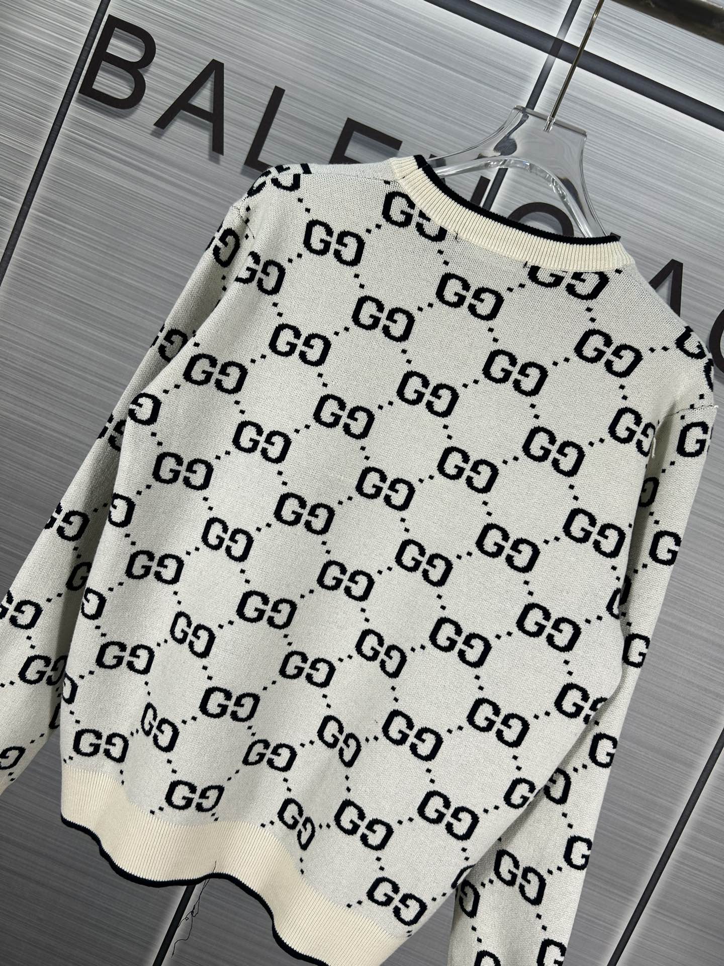 2024 GUCCI Logo Knitted Sweaters: Quality Details for Autumn/Winter Fashion, Various Colors & Sizes - 图片 9