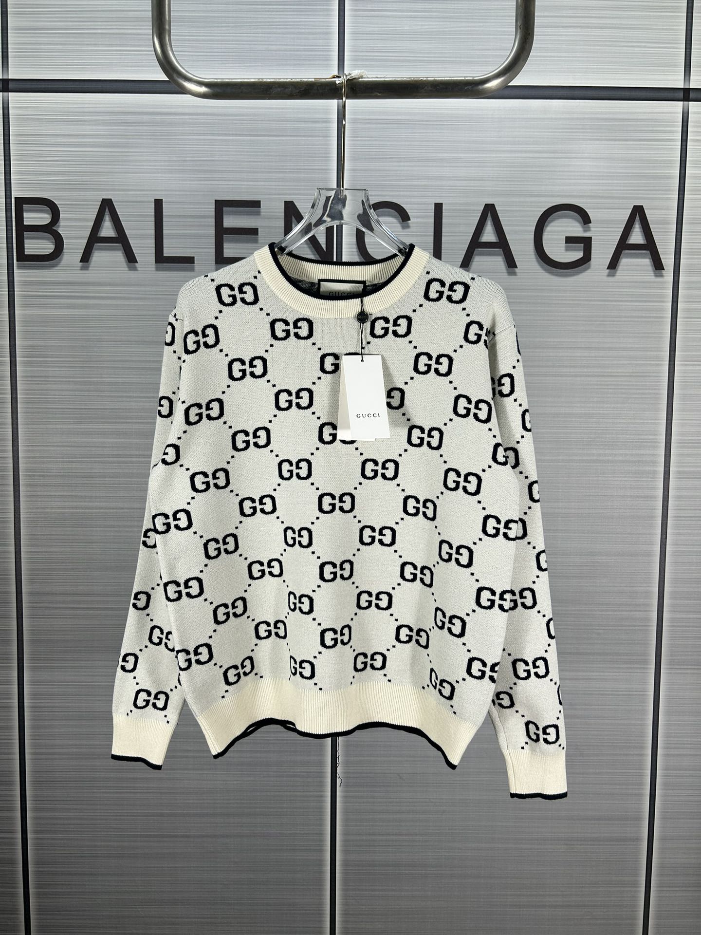2024 GUCCI Logo Knitted Sweaters: Quality Details for Autumn/Winter Fashion, Various Colors & Sizes - 图片 1