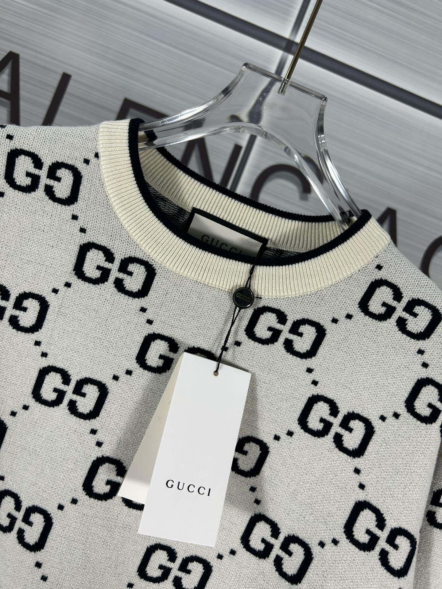 2024 GUCCI Logo Knitted Sweaters: Quality Details for Autumn/Winter Fashion, Various Colors & Sizes - 图片 8