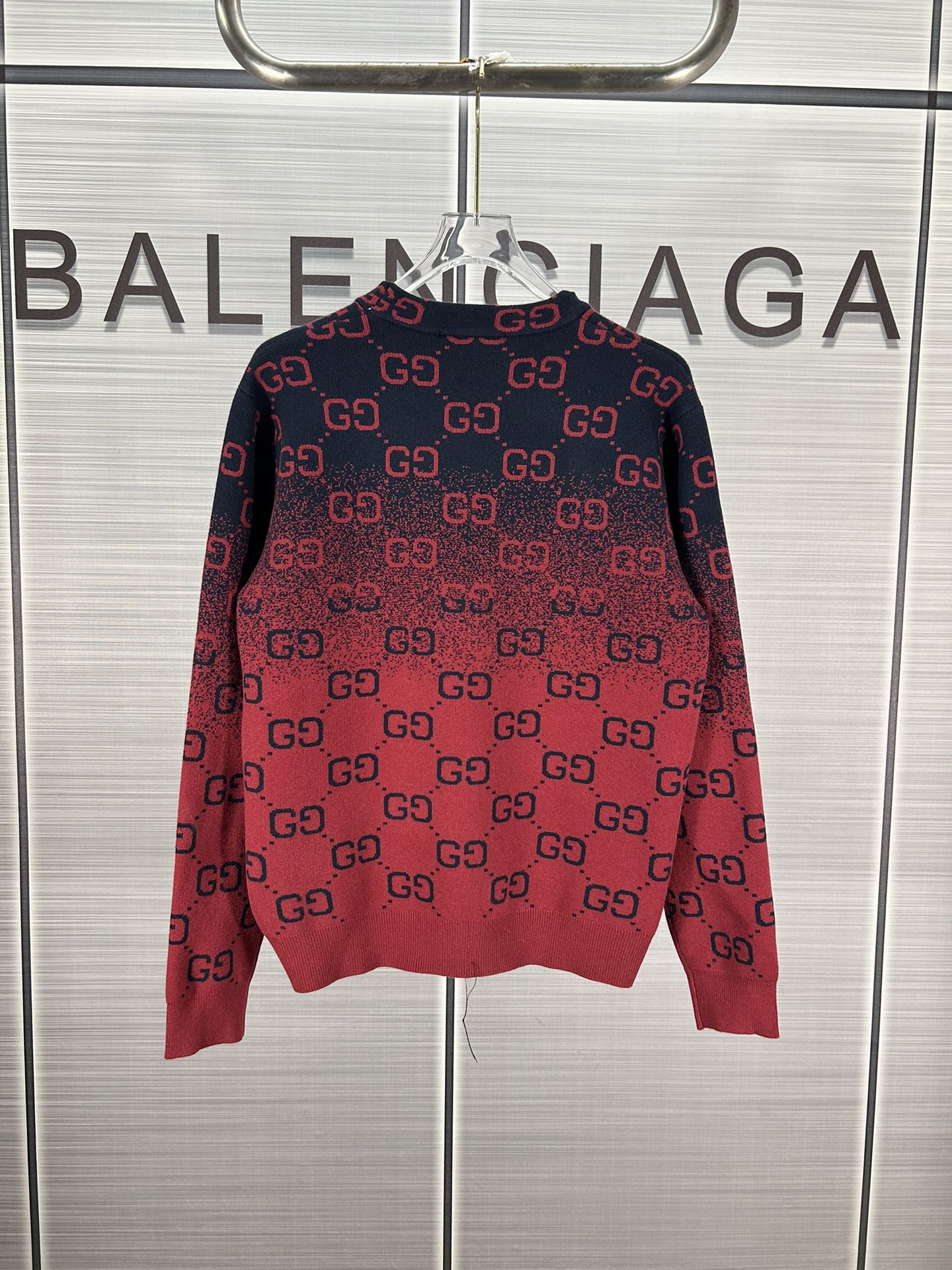 2024 Geo GUCCI Logo Knit Sweater: High-Quality, Unisex, Green/Red, Multiple Sizes Available - 图片 2