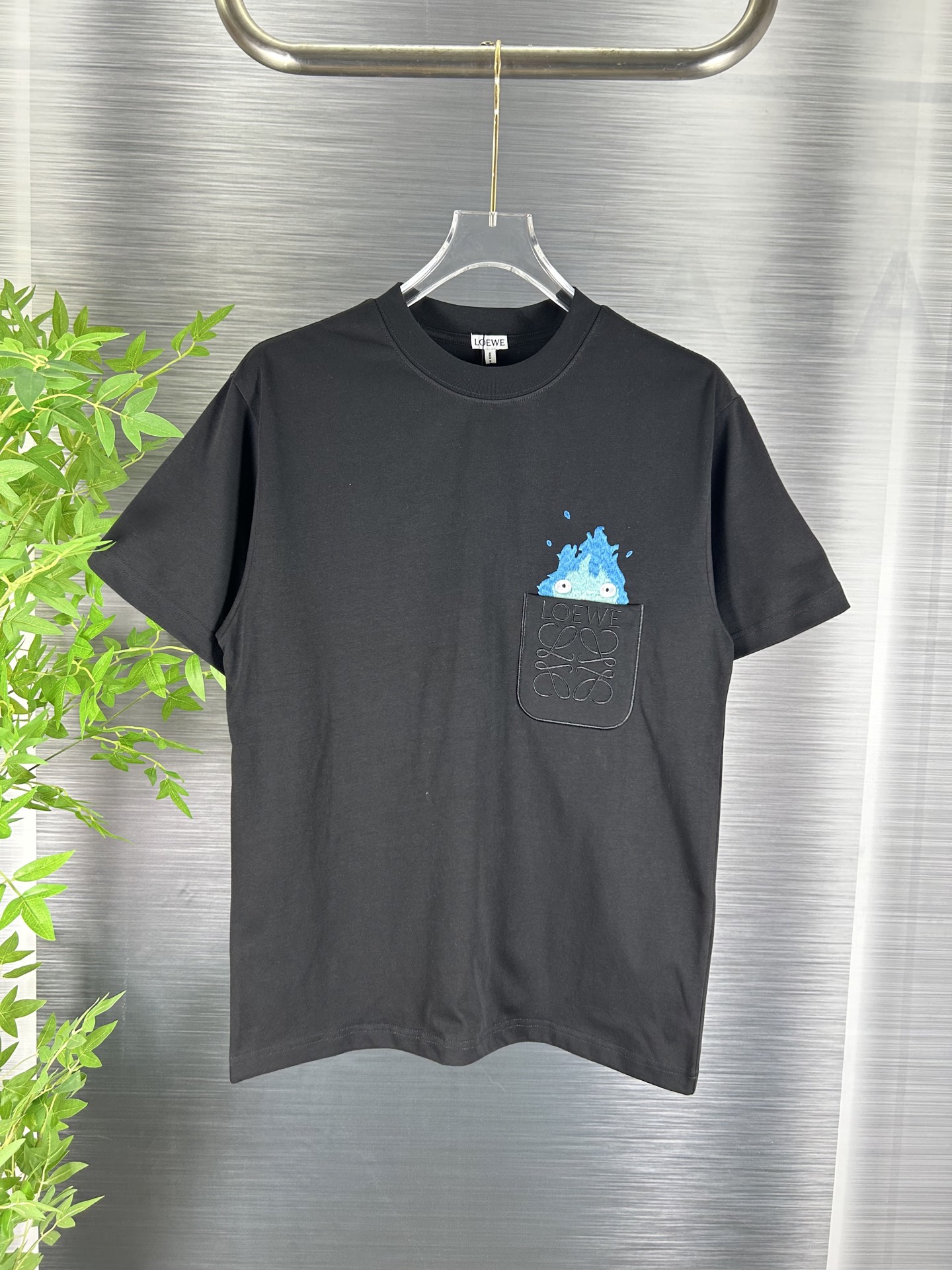 🅿️90 (Versión de especificaciones originales de alta gama) LOEWE罗意威 Nueva colección, camiseta de manga corta con borda…