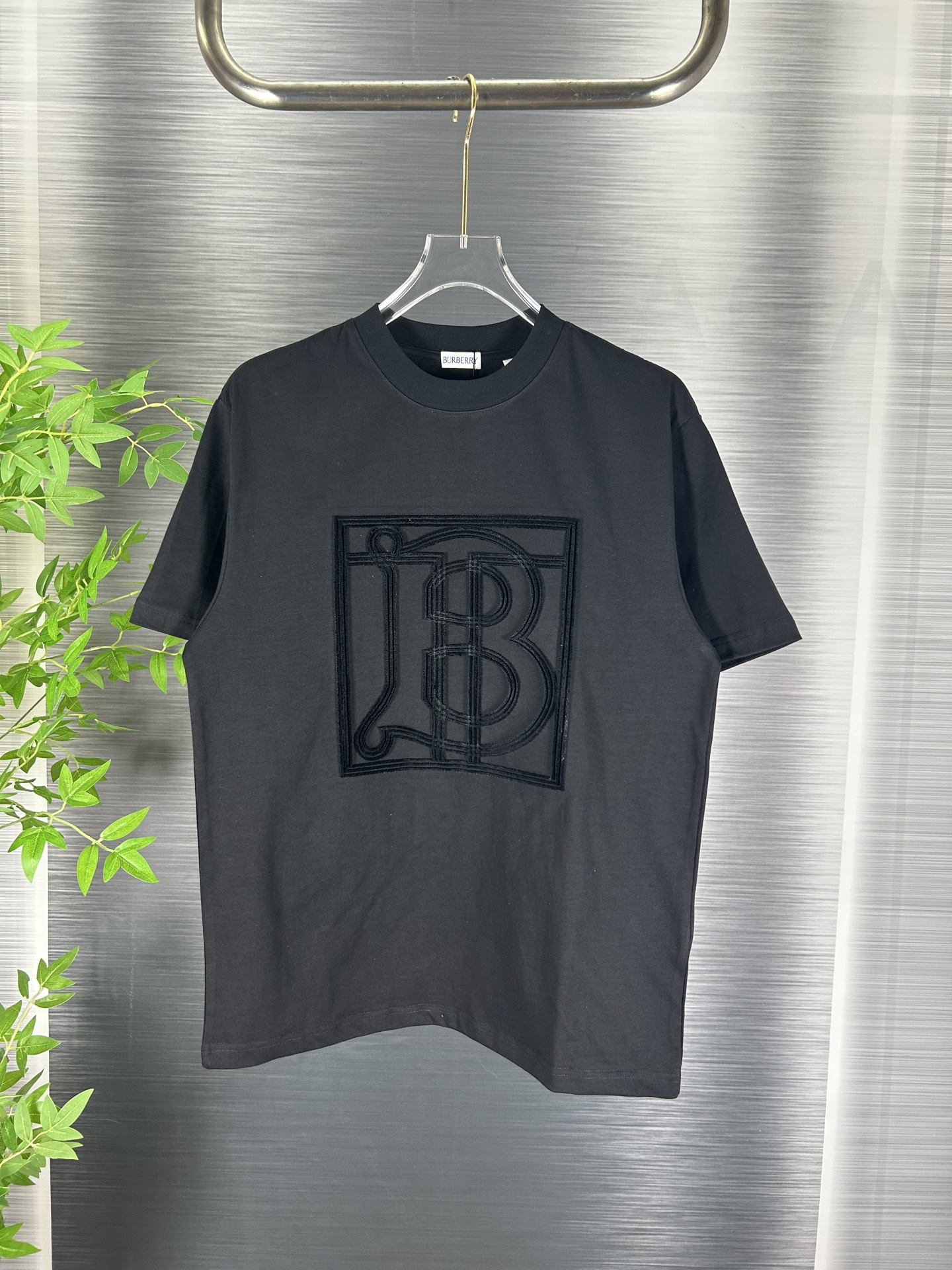 (Versión de especificación original de gama alta) Camiseta de manga corta de algodón bordada TB en la espalda exclusiva…