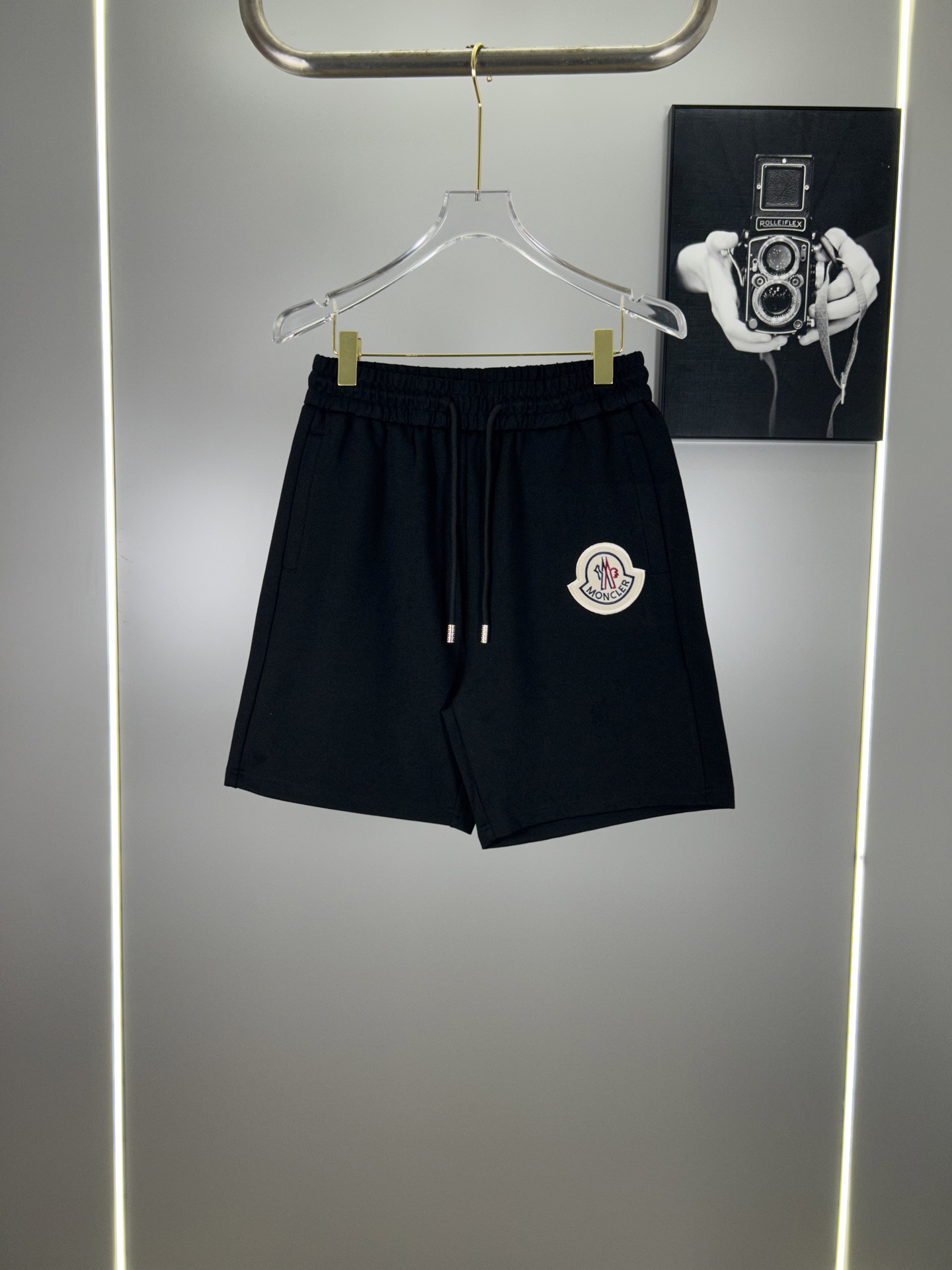 High-End Moncler 2025s Leisure Sports Shorts in 400g Fabric, Modern Classic Urban Style