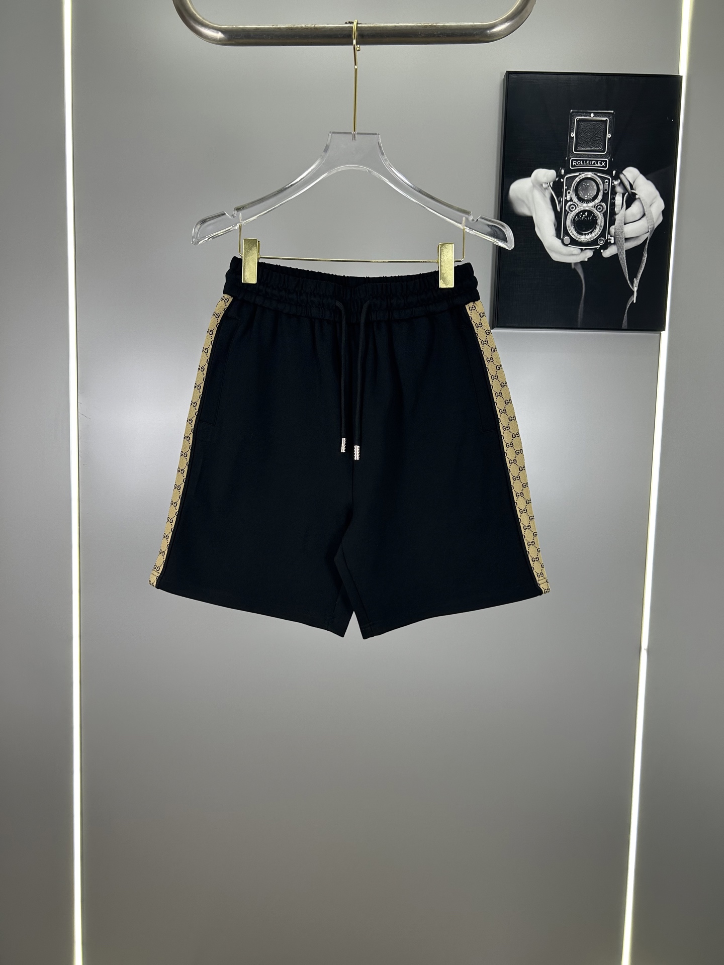 High-End Gucchi 2025s Leisure Sports Shorts with High-Intensity Fabric – Size S-XXL - 图片 1