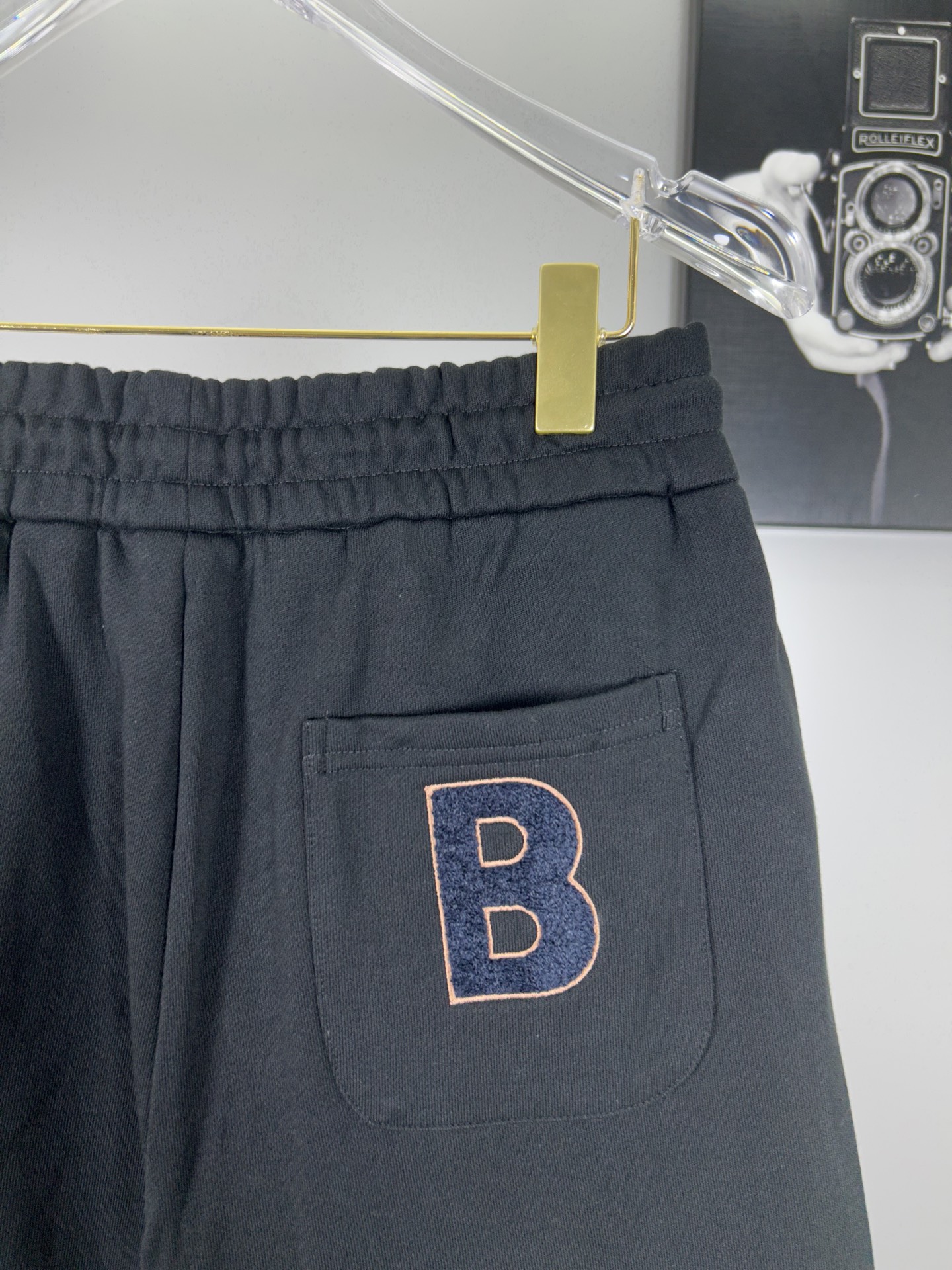 High-End Retro Shorts: Barbara BBR Classics Synchronized, 380g Cotton Fabric, Os Version - 图片 6